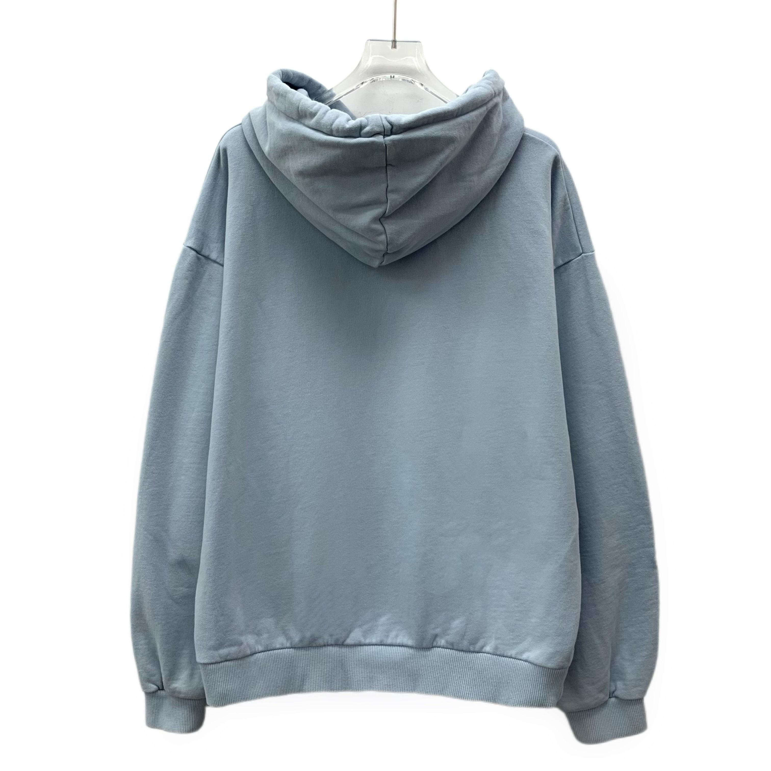 Celine Celine Logo Hoodie Light Blue (L) Size L / US 10 / IT 46 - 10 Thumbnail