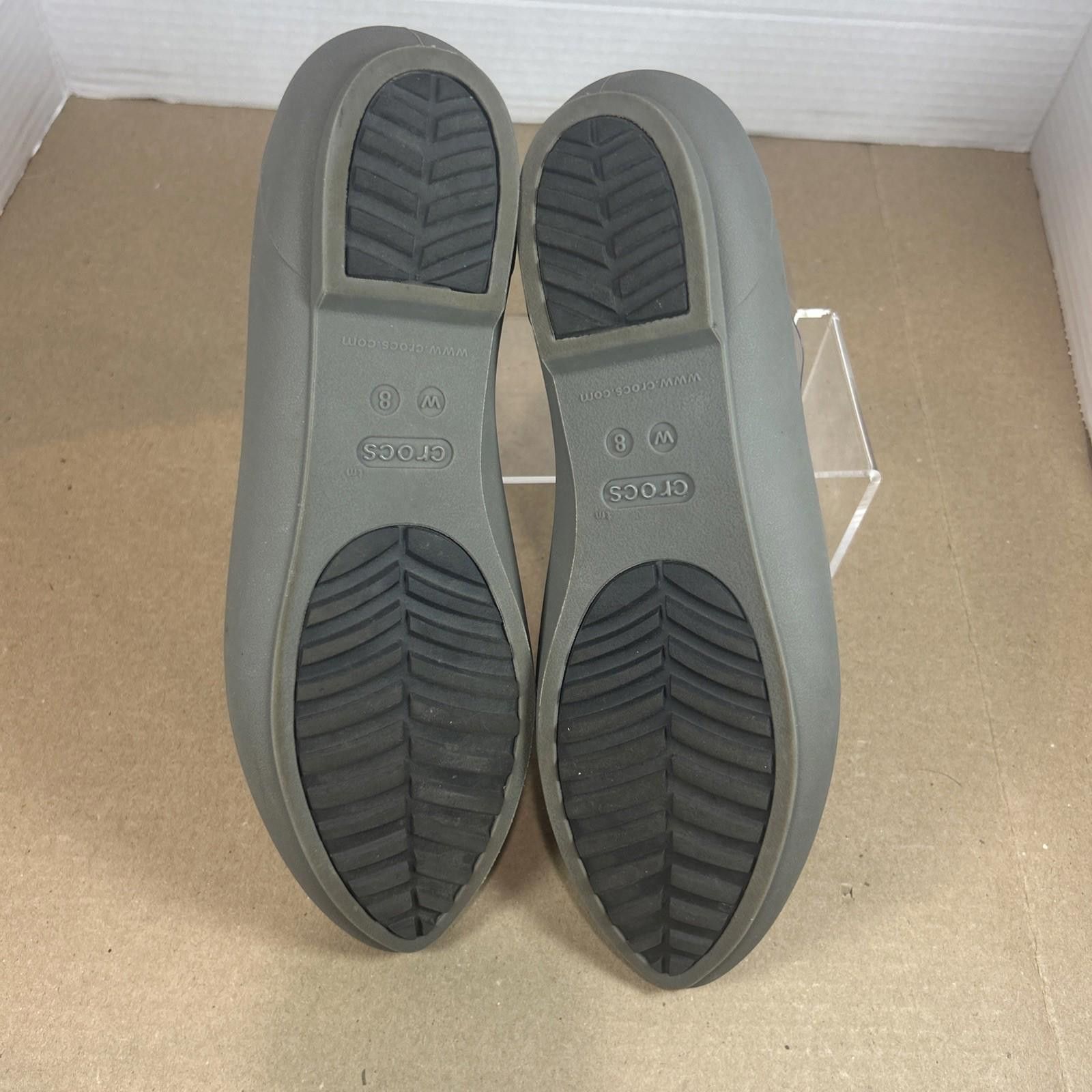 Crocs Crocs Eve Gray Ballet Flat Size W8 Iconic Comfort Pointed Size US 8 / IT 38 - 7 Thumbnail