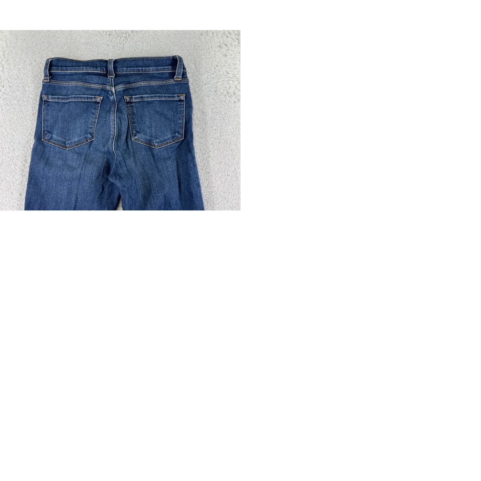 J Brand J.Brand Jeans Womens 25 Blue Denim Skinny Low Rise Cotton Blend 24x26 5-Pocket Design Zip Closure - Regular Fit Mens? Size 42" / US 20 - 10 Thumbnail