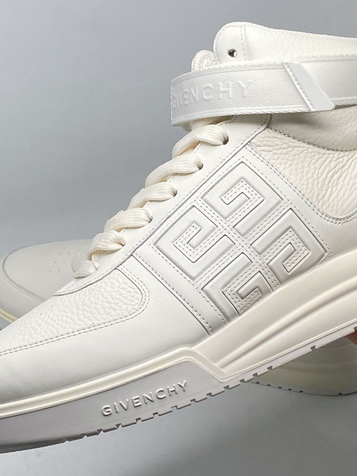 Givenchy Givenchy G4 High Top Leather Sneakers size 42/us size 9 Size US 9 / EU 42 - 5 Thumbnail
