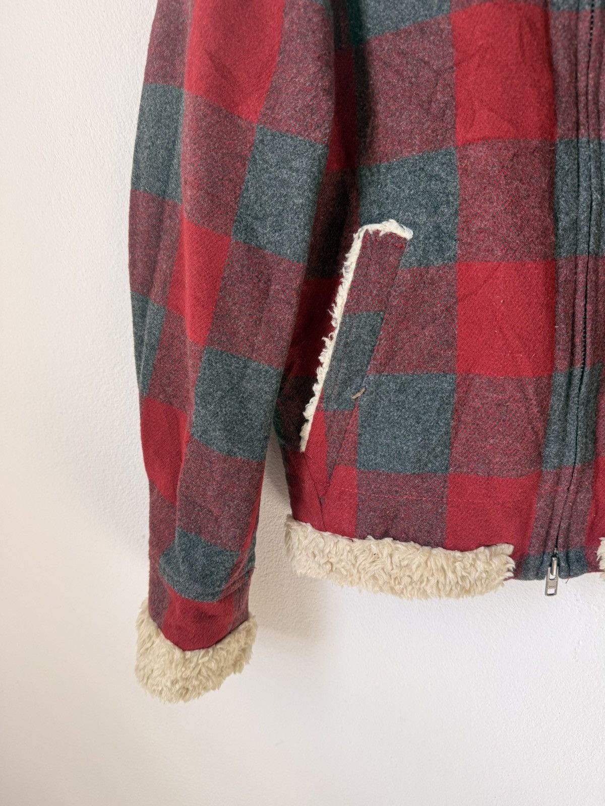 Diesel Black Gold DIESEL BOMBER JACKET SHADOW PLAID SHERPA Size US S / EU 44-46 / 1 - 5 Thumbnail
