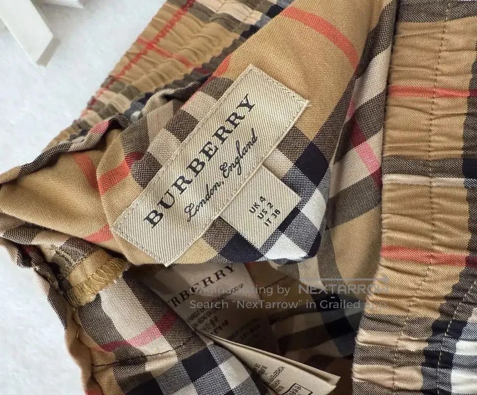 Burberry Burberry Khaki Check Pattern Casual Pants. Size 23" - 5 Thumbnail