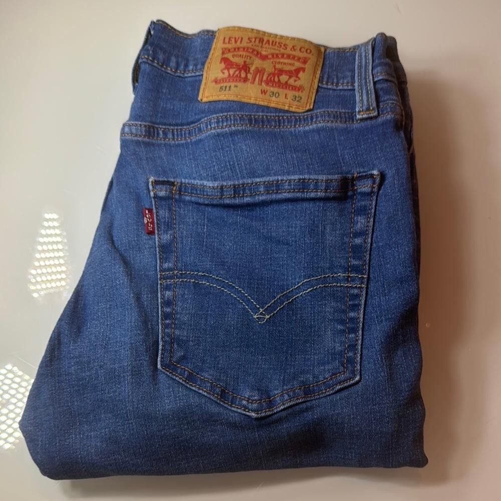 Levi's Levi's 511 Slim Blue Jeans - size 30/32 Size US 30 / EU 46 - 2 Thumbnail