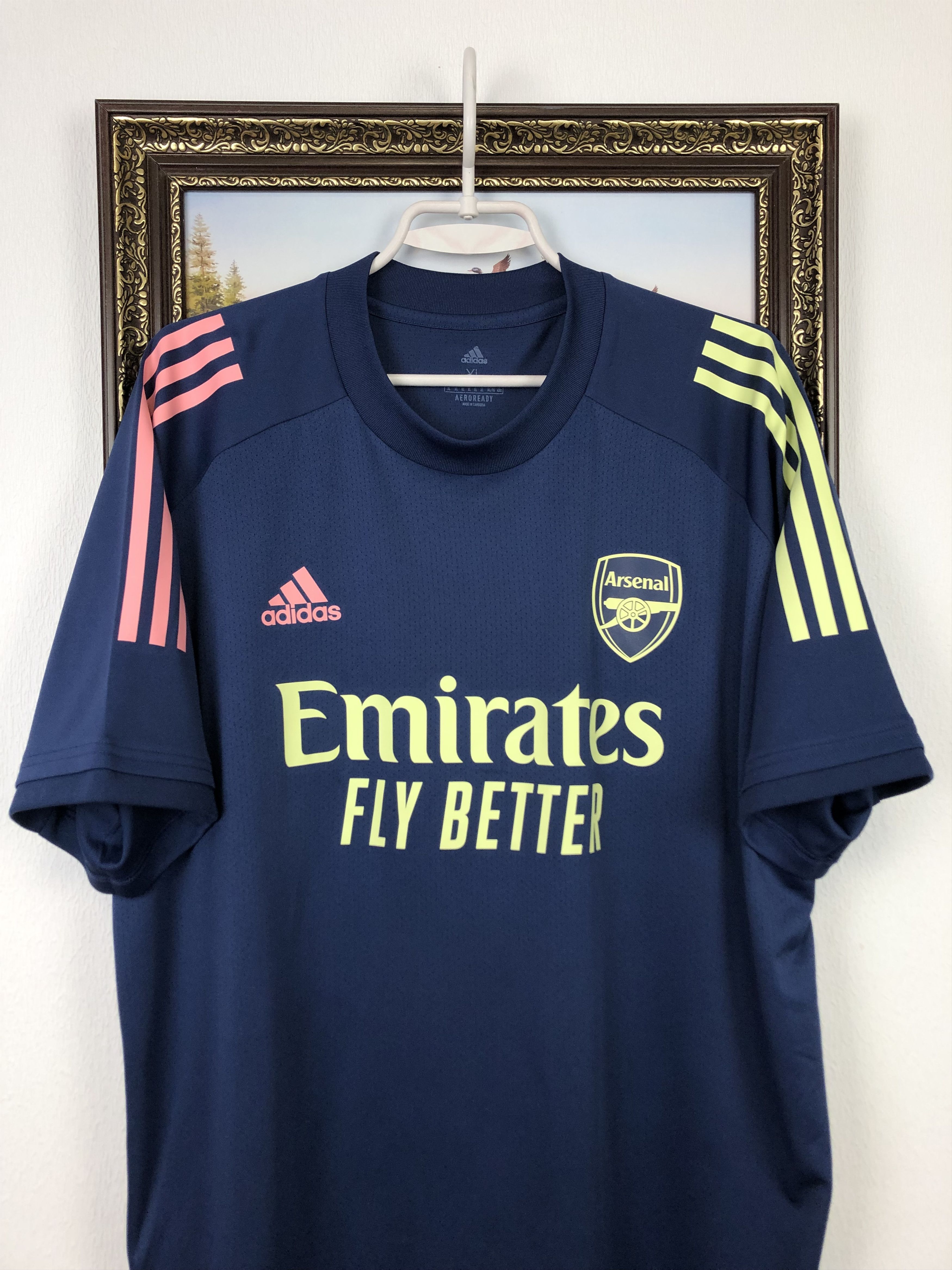 Adidas Adidas Arsenal Football Train Shirt Soccer Gunners Tee Hype Size US XL / EU 56 / 4 - 2 Thumbnail