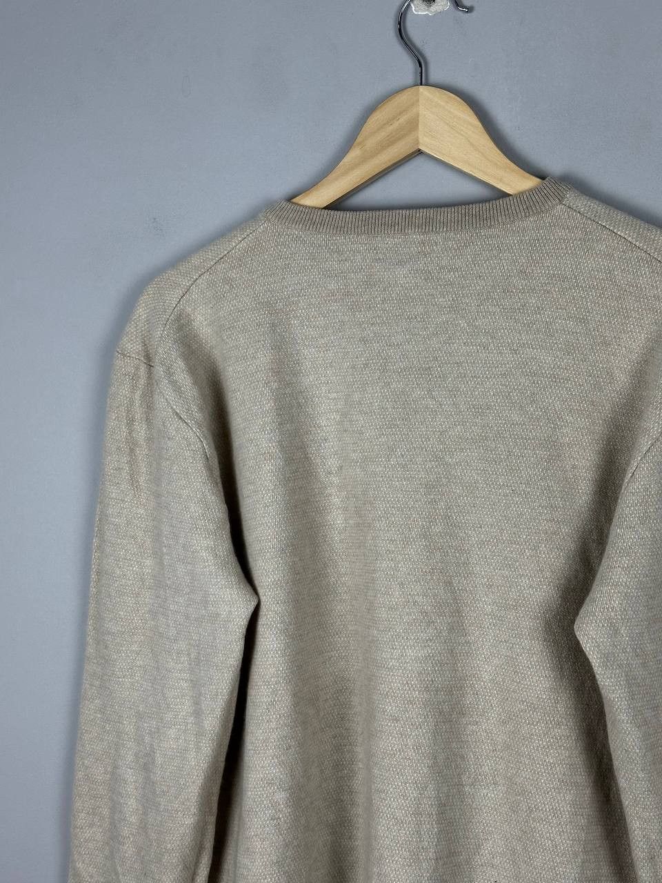 Ermenegildo Zegna Ermenegildo Zegna Beige Luxury Cashmere Sweater Size US L / EU 52-54 / 3 - 10 Thumbnail