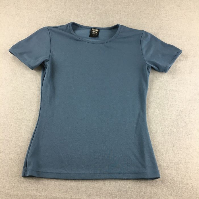 Kathmandu Kathmandu Womens Thermal T Shirt Size 12 Blue Short