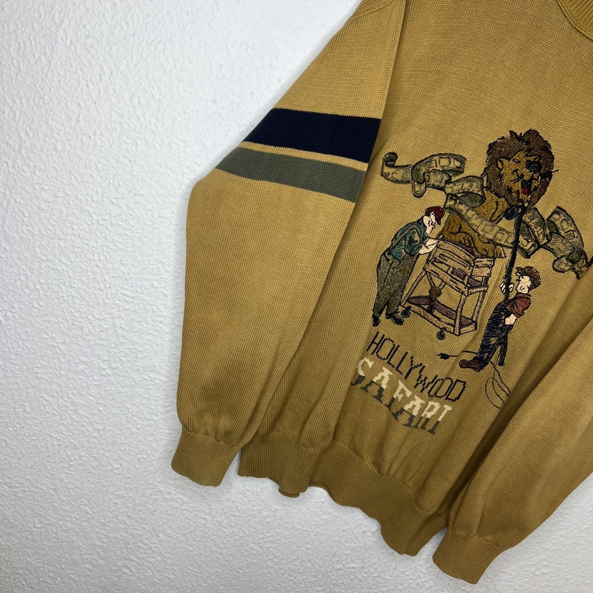 Iceberg Vintage Iceberg Hollywood Safari Jumper Sweater Knitwear Size US L / EU 52-54 / 3 - 3 Thumbnail