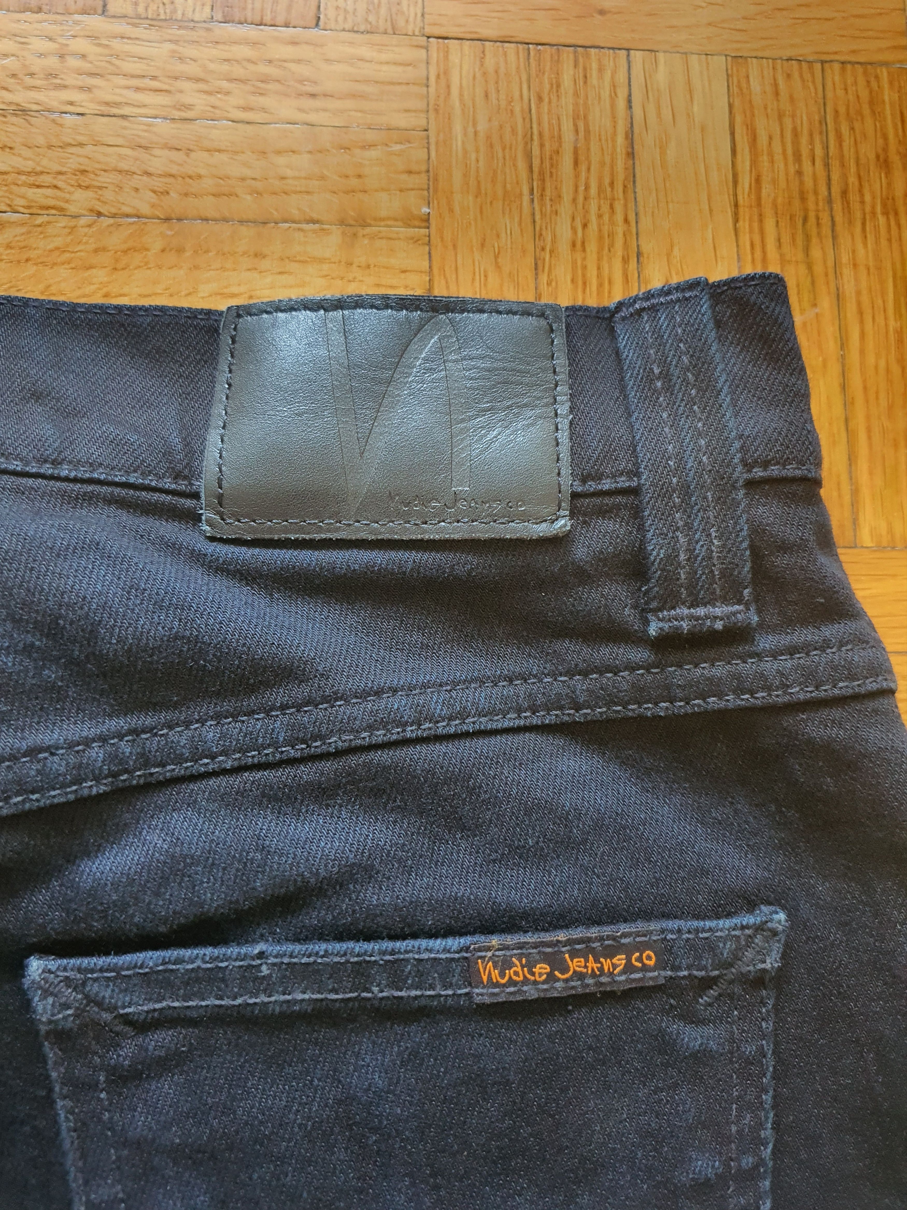 Nudie Jeans GRIM TIM BLACK RING (1000292) - Denim Jeans - W30 Size US 30 / EU 46 - 12 Thumbnail