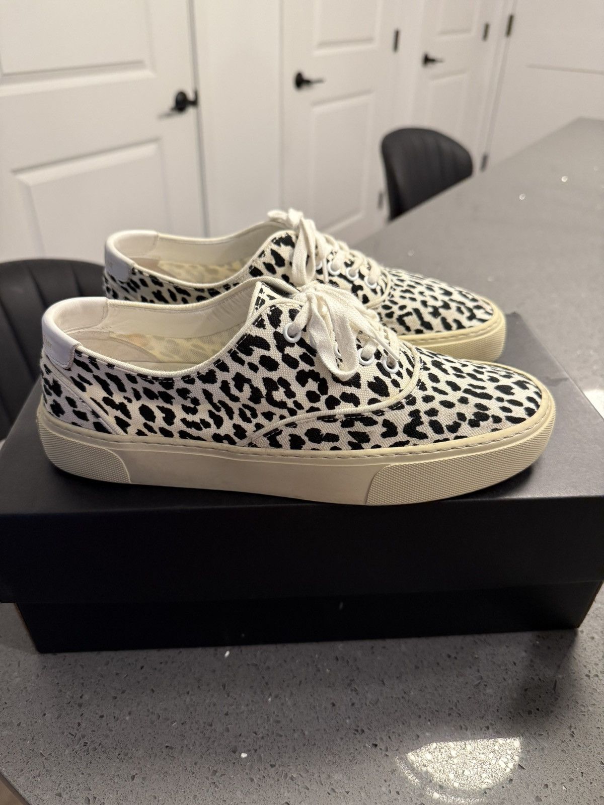美品 SAINT LAURENT 13ss ベイビーキャット チェスター 44 SAINT LAURENT PARIS サンローランパリ 18AW ジャガード ダブル