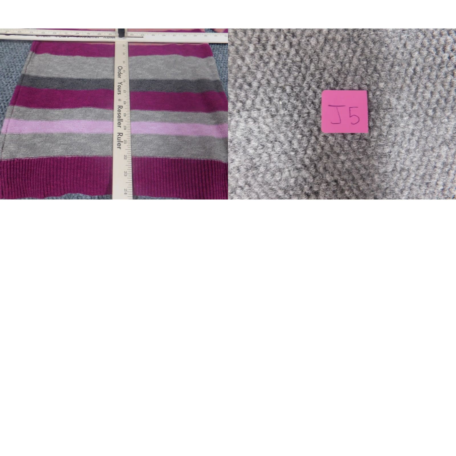 Vintage Sonoma Womens Sweater S Purple Striped Crew Neck Pullover Embroidered Knit Cotton Long Sleeve Classic Regular Size Small Vintage No Size S / US 4 / IT 40 - 9 Thumbnail