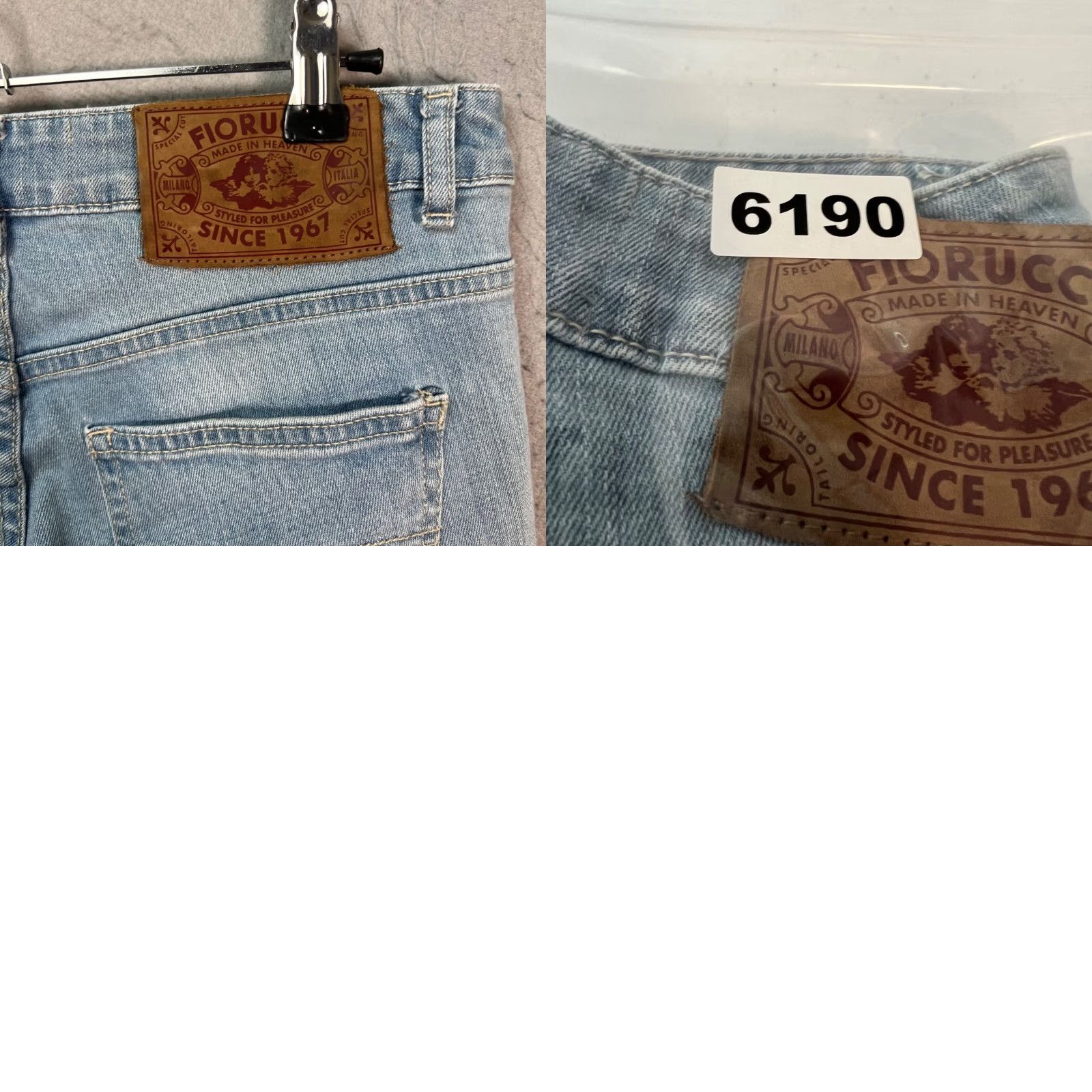 Fiorucci Fiorucci Jeans Skinny Blue Light Wash Stretch 28 Womens Slim 5-Pocket Denim Cotton Elastane Pocket Logo Adult Womens Visual NZ Size 28" / US 6 / IT 42 - 9 Thumbnail