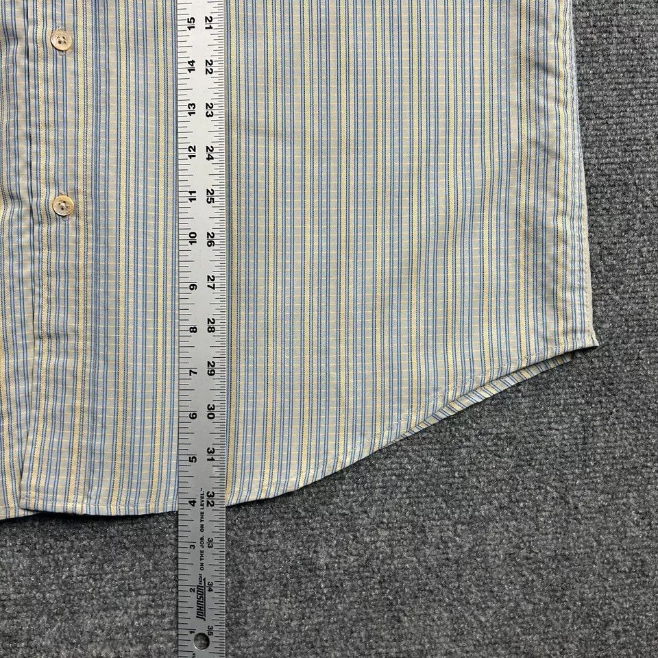 BUGATCHI Bugatchi Uomo Shirt Mens XL Striped Button Up Pocket Modal Size US XL / EU 56 / 4 - 6 Thumbnail