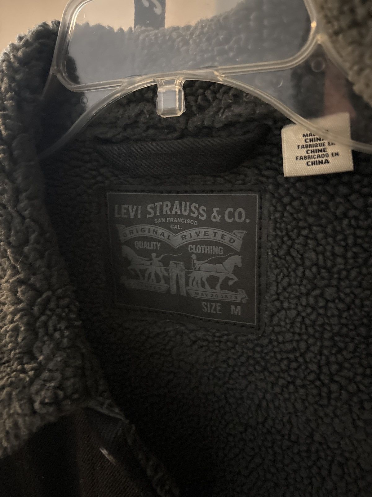 Levi's × Vintage Men’s Black Denim Levi’s Jacket Size US M / EU 48-50 / 2 - 2 Thumbnail