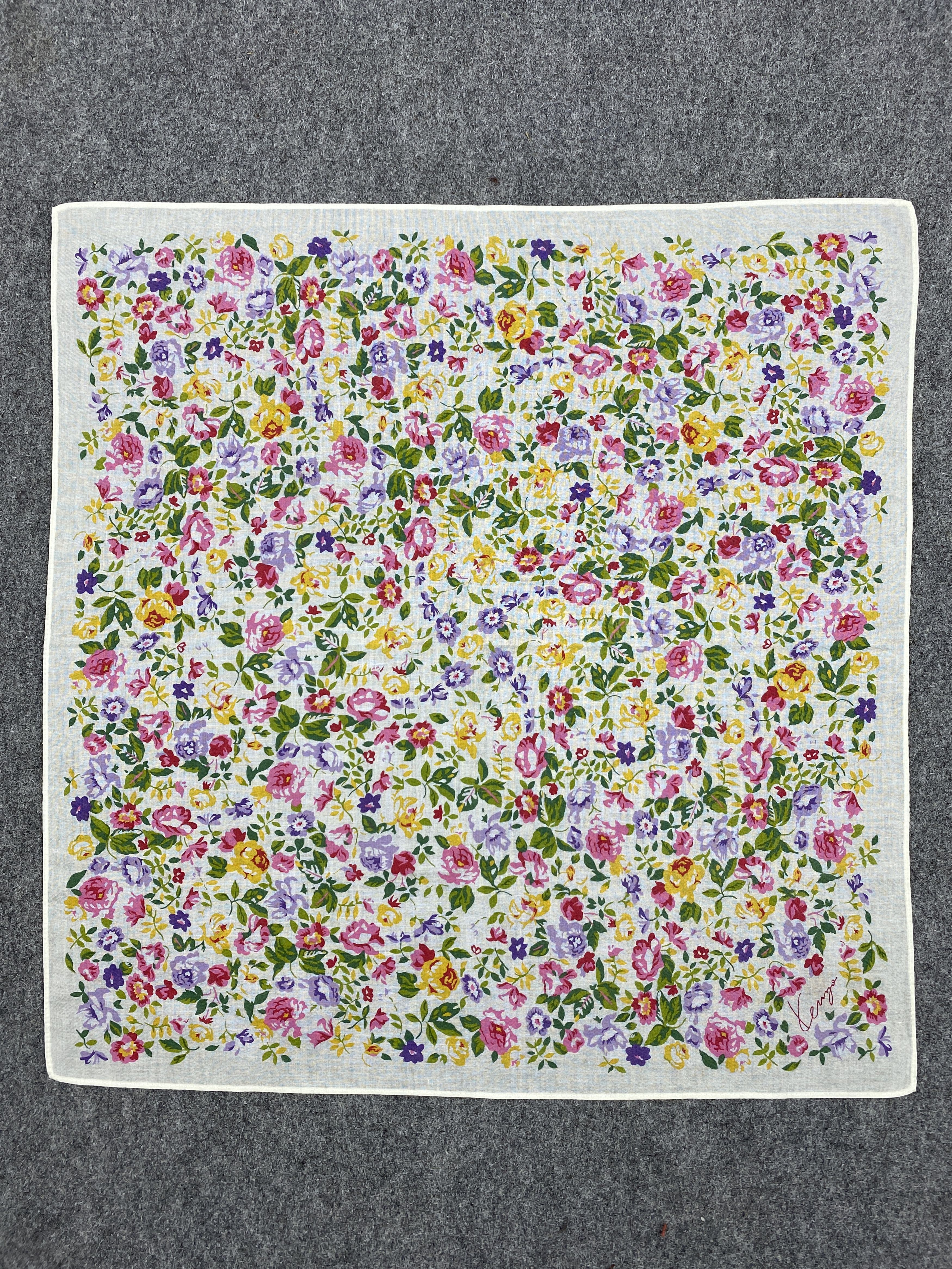 Kenzo Kenzo Handkerchief / Bandana / Neckerchief HKC0439 Size ONE SIZE - 4 Thumbnail