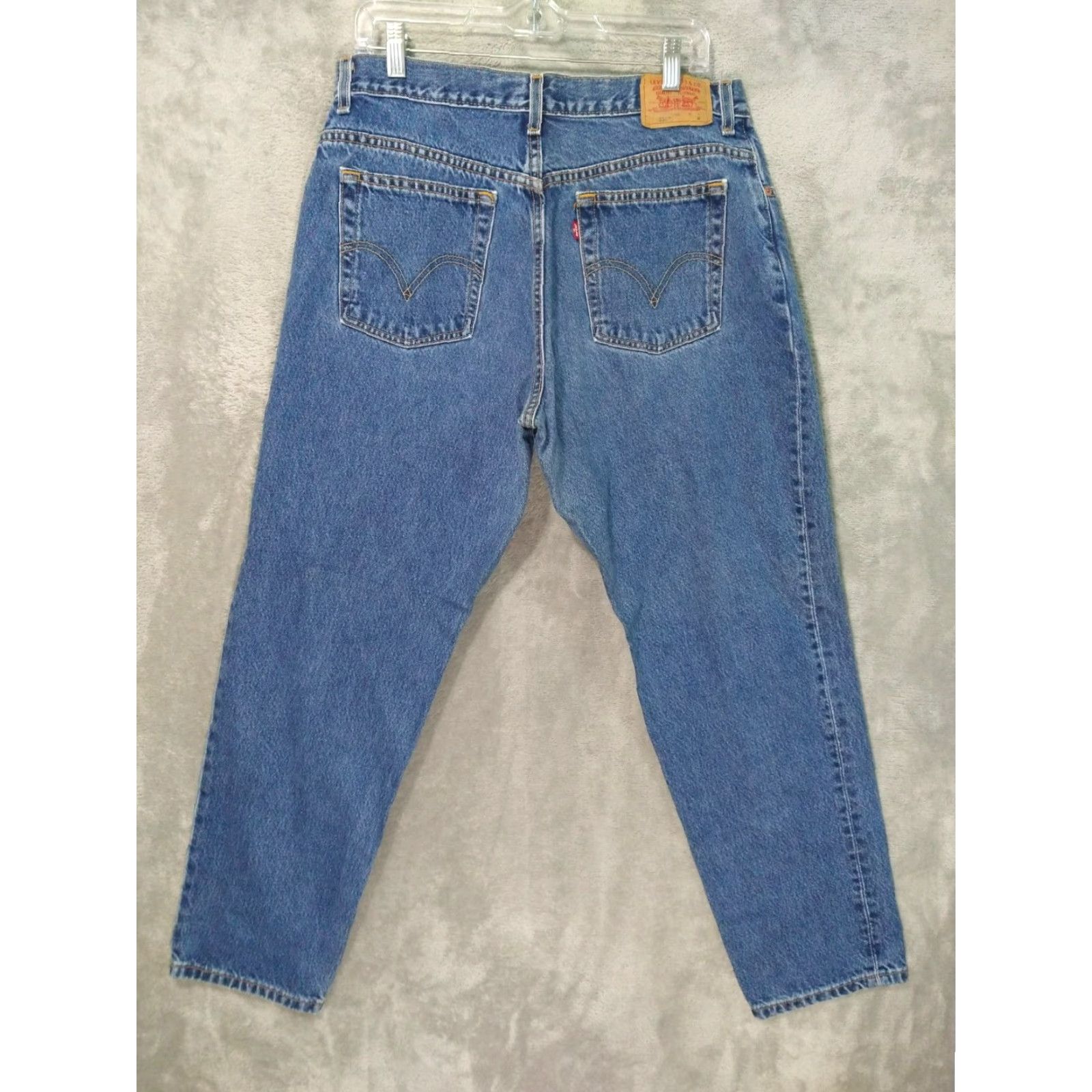 Levi's VINTAGE Levi's 550 Jeans Womens 16 Blue Denim High Rise Relaxed Fit Taper Leg Mom Size 38" / US 16 / IT 52 - 2 Thumbnail