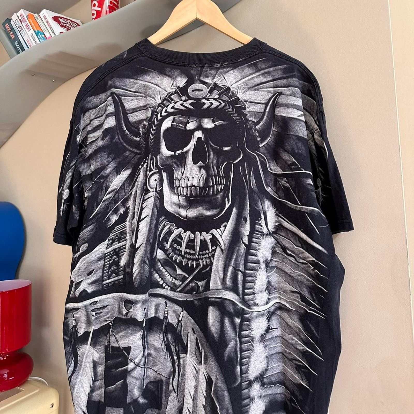 Liquid Blue × Vintage Vintage Skeleton AOP Liquid Blue Shirt Size US XL / EU 56 / 4 - 5 Thumbnail