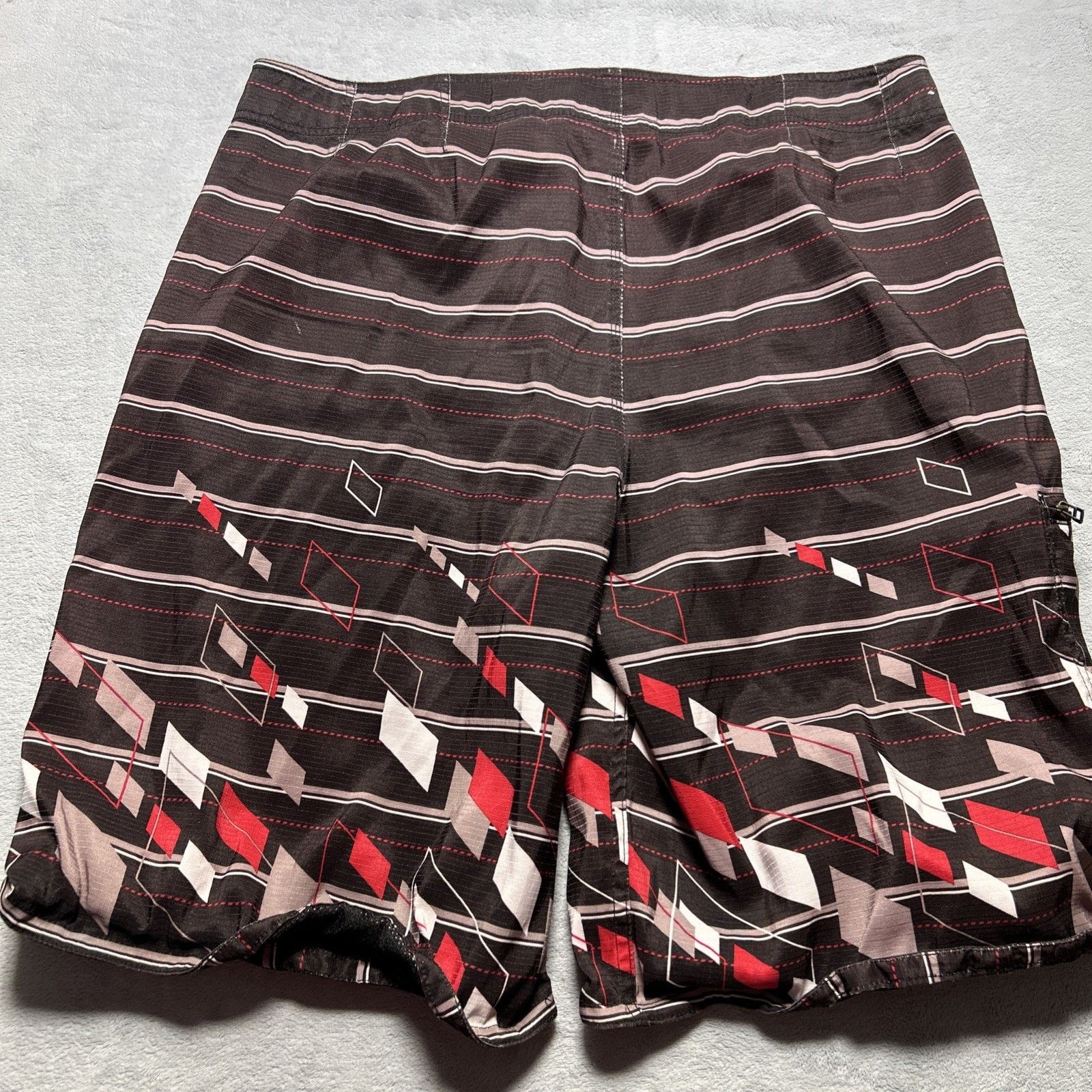 Anchor Blue Baggy Board Shorts Mens 38x12 Ripstop Anchor Blue VTG Trunks Size US 38 / EU 54 - 2 Thumbnail