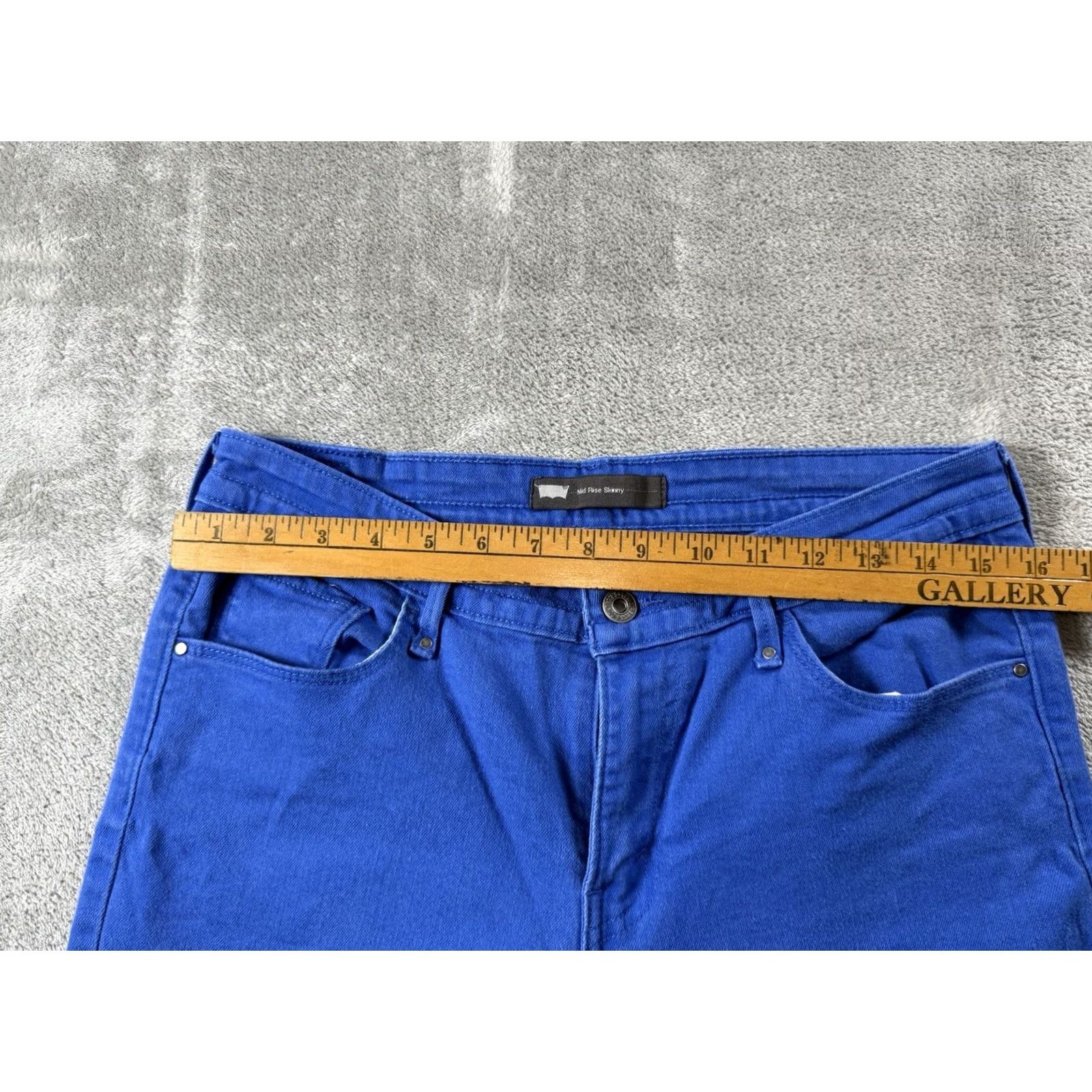 Levi's Levi's Womens Jeans Blue 31x31 90's Academia Y2K Basic Capsule Art Preppy Size 24" / US 00 / IT 34 - 4 Thumbnail