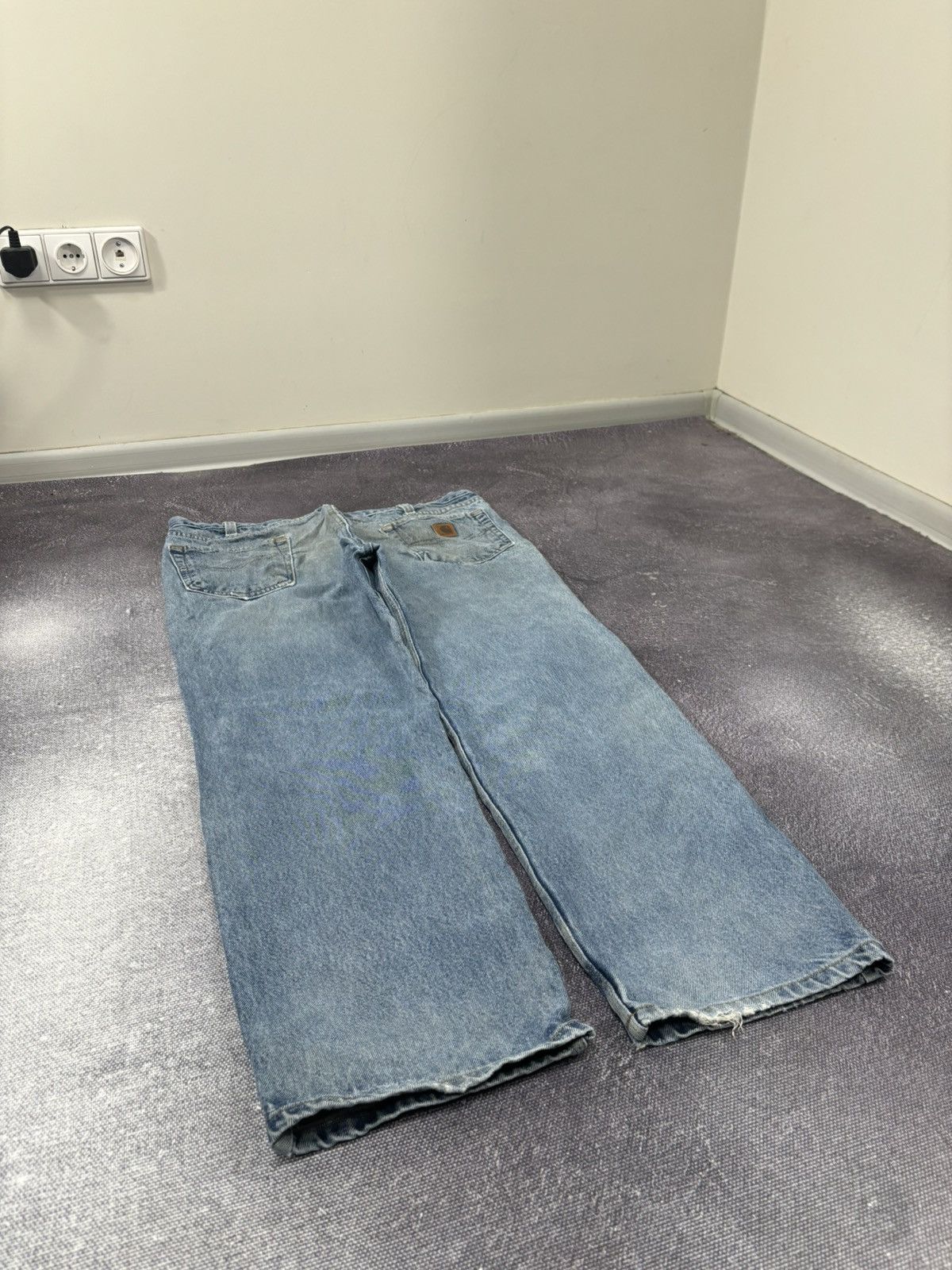 Carhartt Vintage Carhartt Traditional Fit Faded Work Hype Denim Jeans Size US 38 / EU 54 - 4 Thumbnail