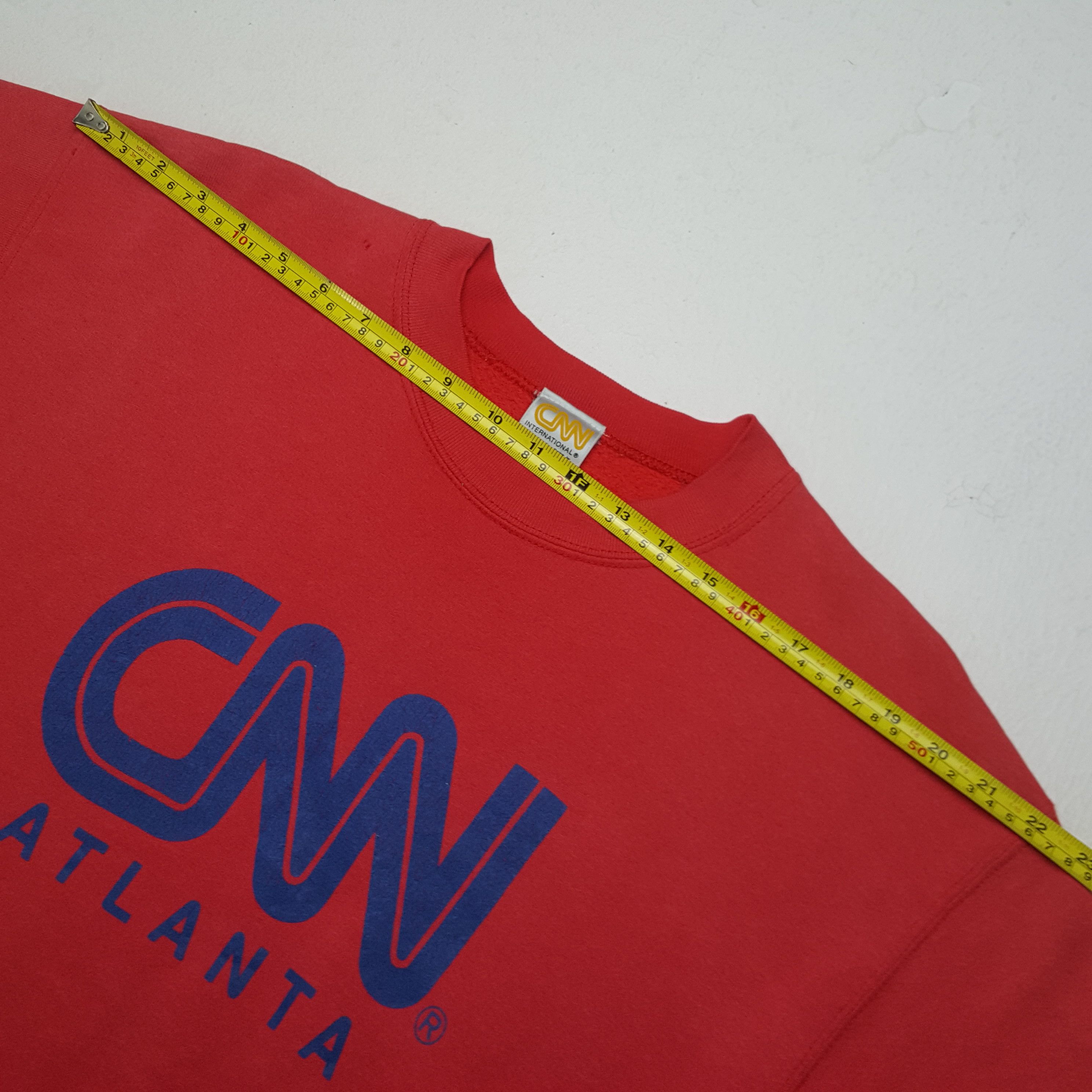 Vintage Vintage CNN Atlanta American Channel Television Sweatshirt Size US M / EU 48-50 / 2 - 5 Thumbnail