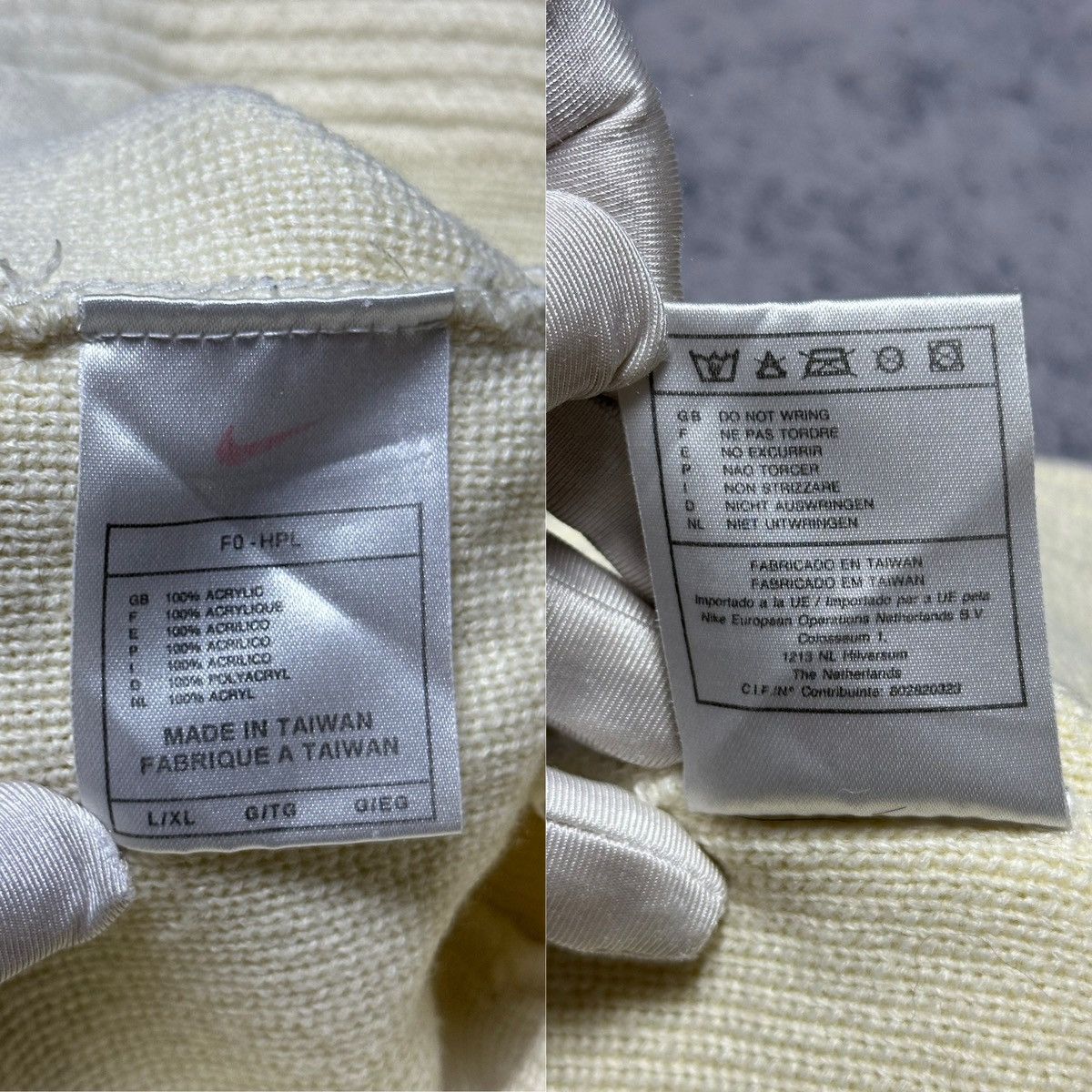 Nike Vintage Nike Knitted Bucket Hat Size ONE SIZE - 8 Thumbnail