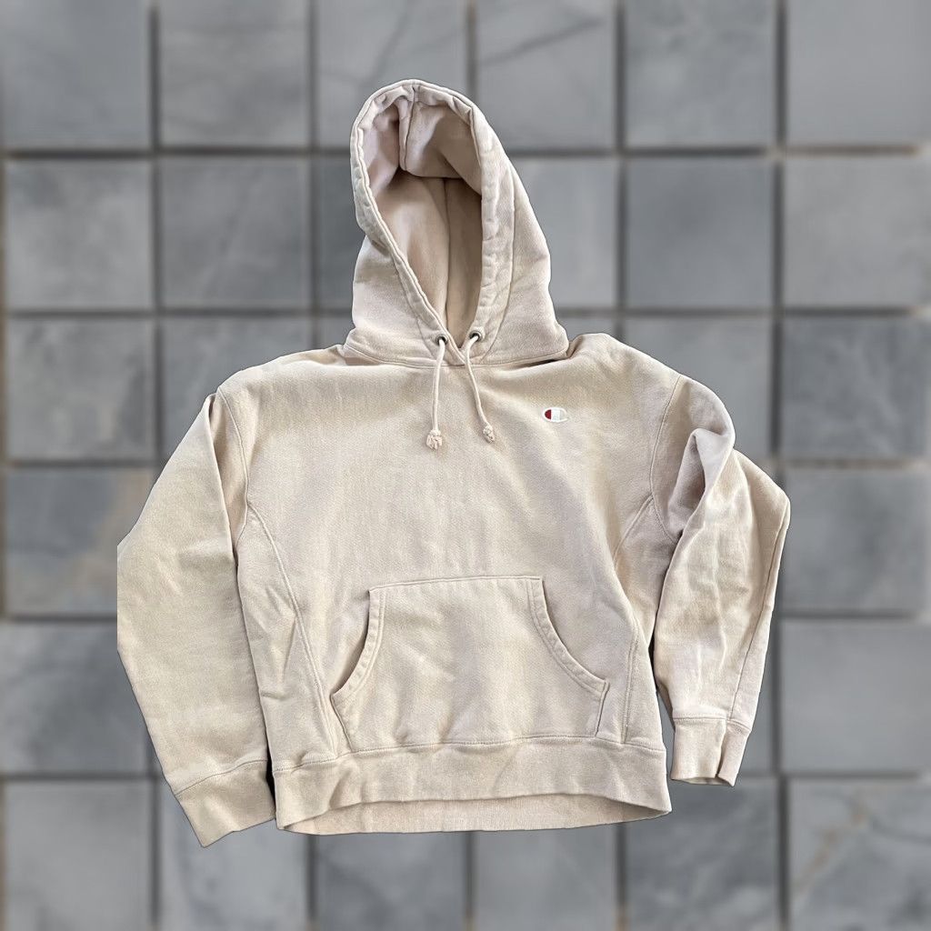 Champion VINTAGE? Champion Hoodie Peach Medium Reversible Weave? (Original says Reverse Weave Champion Hoodie Peach Medium) Size US M / EU 48-50 / 2 - 1 Thumbnail