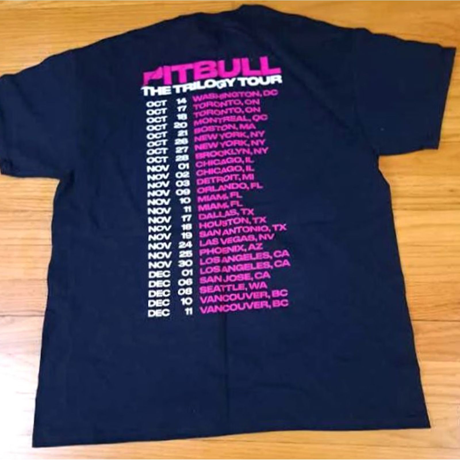 Vintage VINTAGE timeless Shirt L Pit Bull Trilogy Tour Concert Detroit Show Size US L / EU 52-54 / 3 - 4 Thumbnail