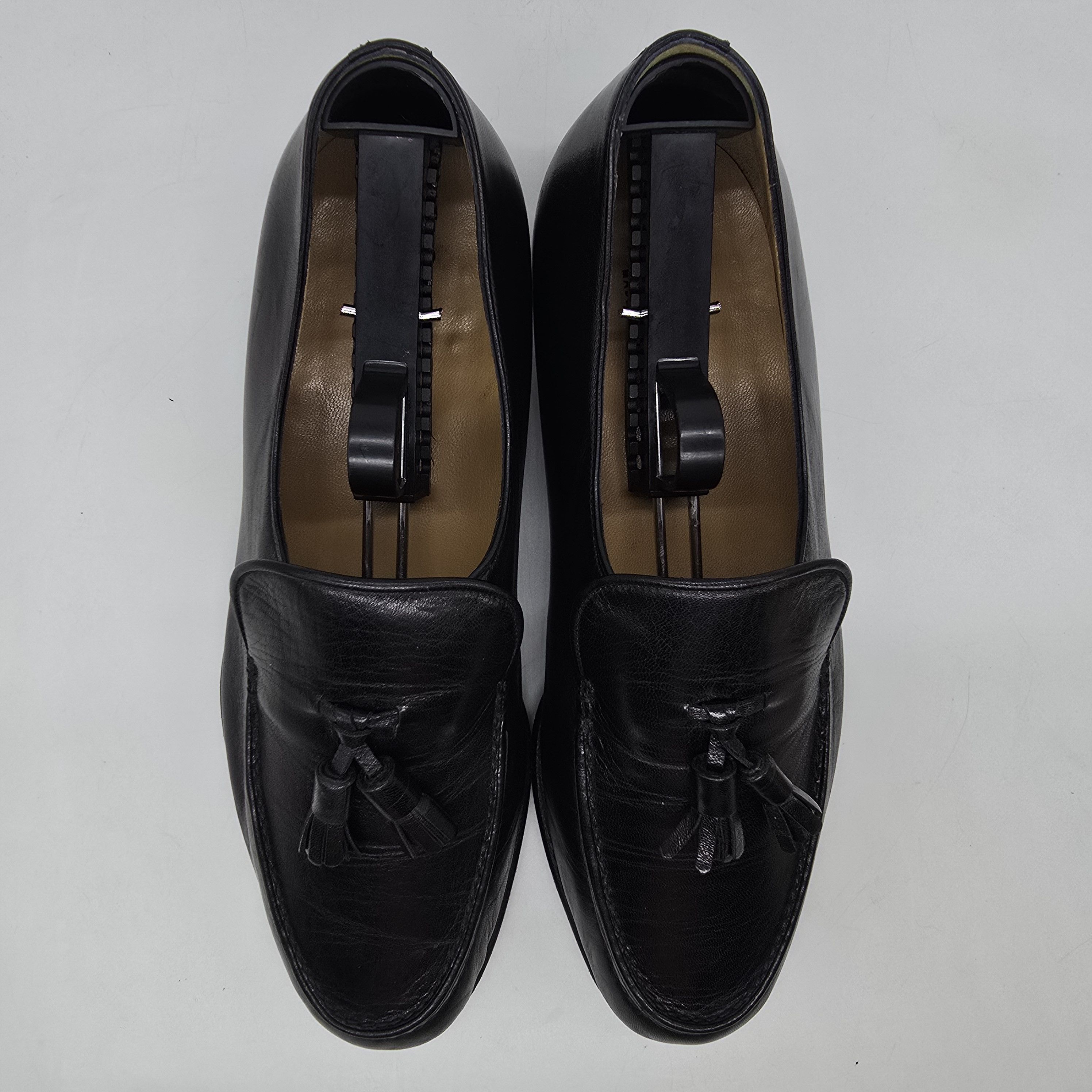 Berluti Berluti - Black Calf Leather Tassle Loafers Size US 7.5 / EU 40-41 - 4 Thumbnail