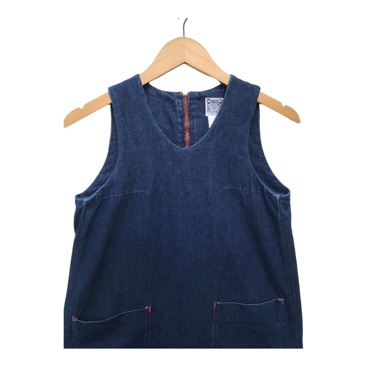 Nepenthes Hogg’s by Nepenthes Sleeveless Long Denim Dress Size S / US 4 / IT 40 - 3 Thumbnail