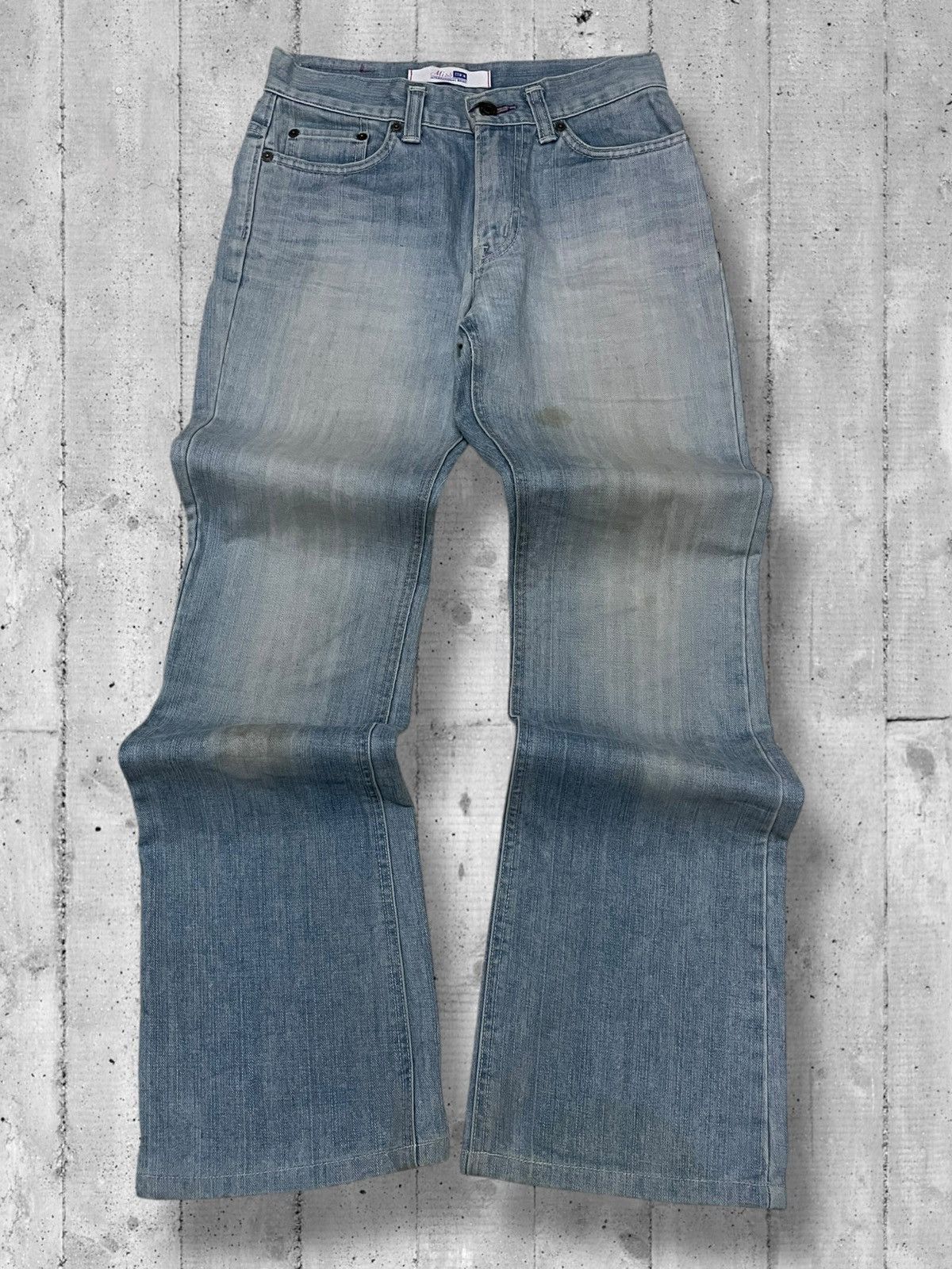 Designer × Edwin × Vintage Vintage 1990s Japan Designer Edwin Small Flared Blue Denim Size US 28 / EU 44 - 1 Thumbnail