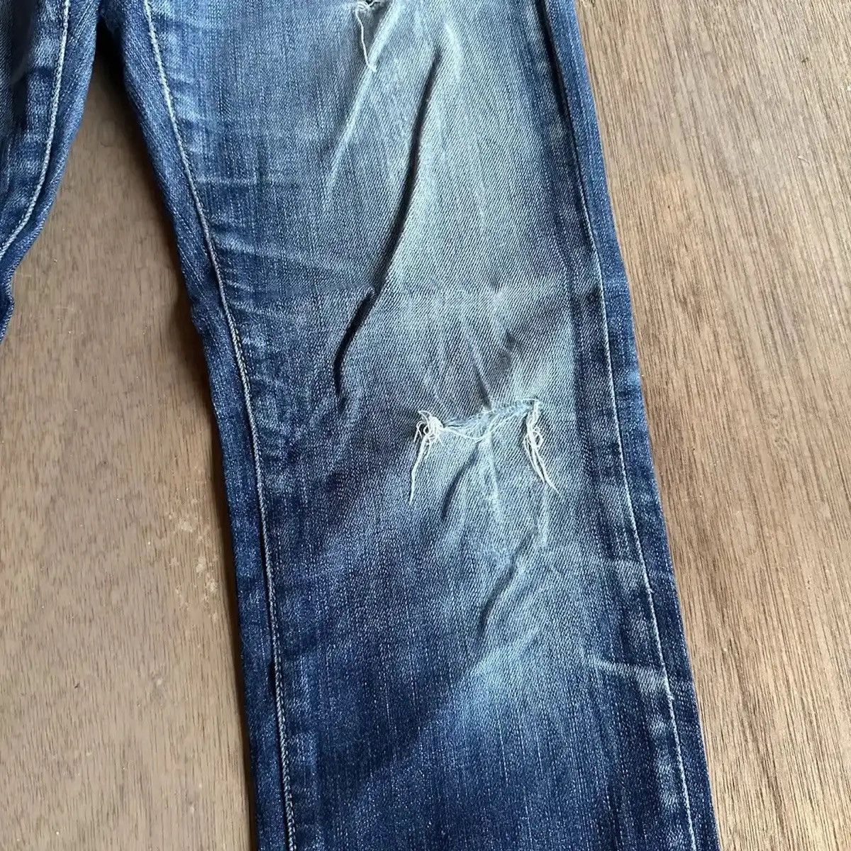 AG Adriano Goldschmied DISTRESSED DENIM ADRIANO GOLDSCHMIED JEANS PANTS MADE IN USA Size US 29 - 7 Thumbnail