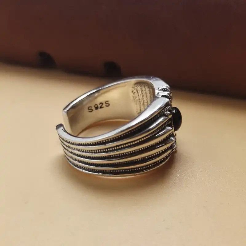Jewelry × Vintage Vintage Thai Silver 925 Ring Size ONE SIZE - 4 Thumbnail