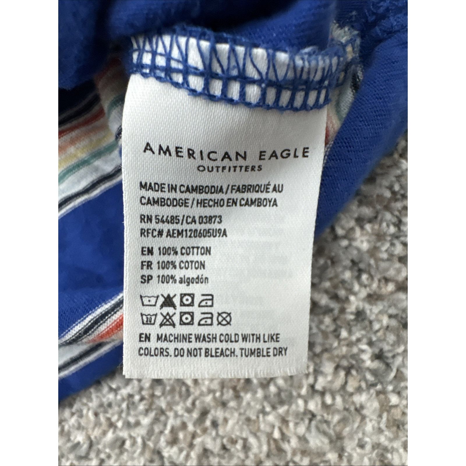 American Eagle Outfitters American Eagle Top Womens S Tie Front Y2K Retro Streetwear Size S / US 4 / IT 40 - 5 Thumbnail