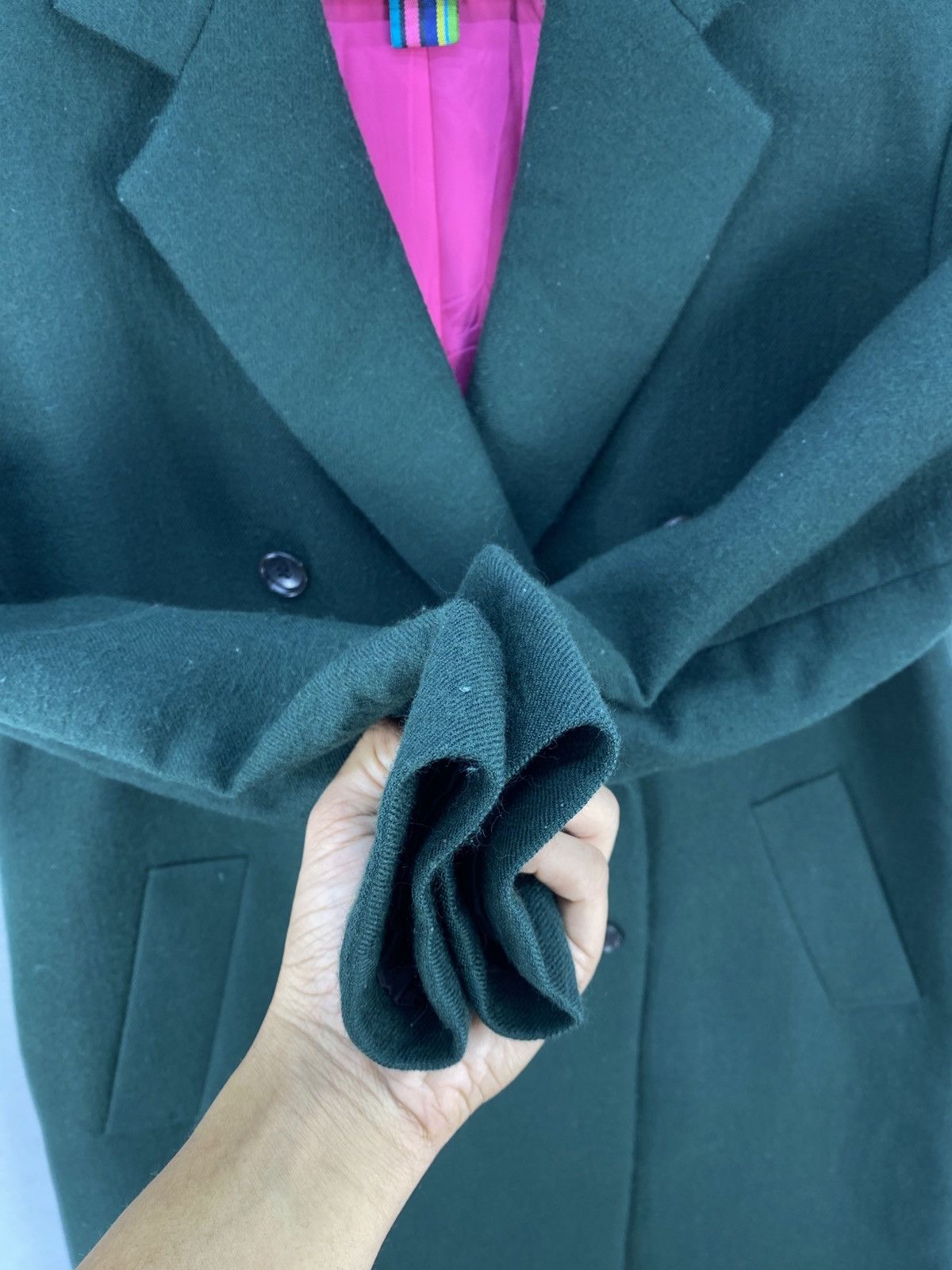 Designer Vintage Paul Smith Wool Down Jacket Size S / US 4 / IT 40 - 8 Thumbnail