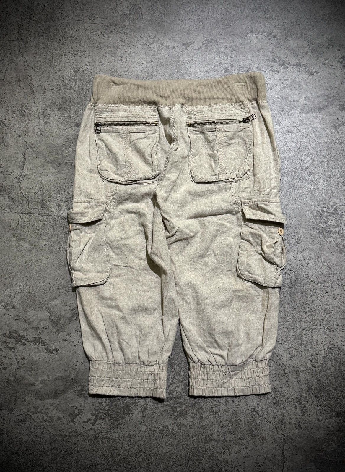 GOA G.O.A Linen Cargo Short Pants Size US 29 - 2 Thumbnail