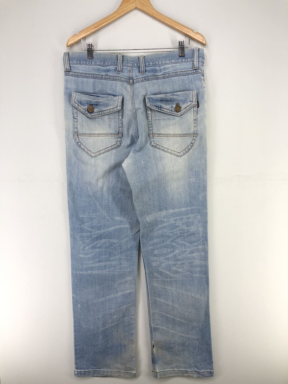 Smith's American Vintage Smith's American Faded Blue Jeans Size US 34 / EU 50 - 2 Thumbnail
