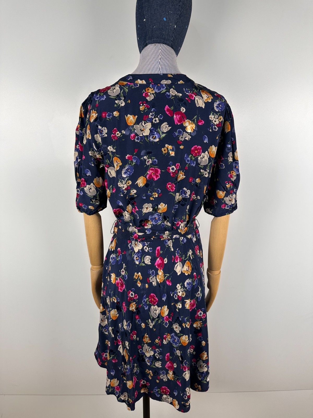 Ralph Lauren Ralph Lauren Blue Floral Dress Black Label Size 6 Size M / US 6-8 / IT 42-44 - 5 Thumbnail