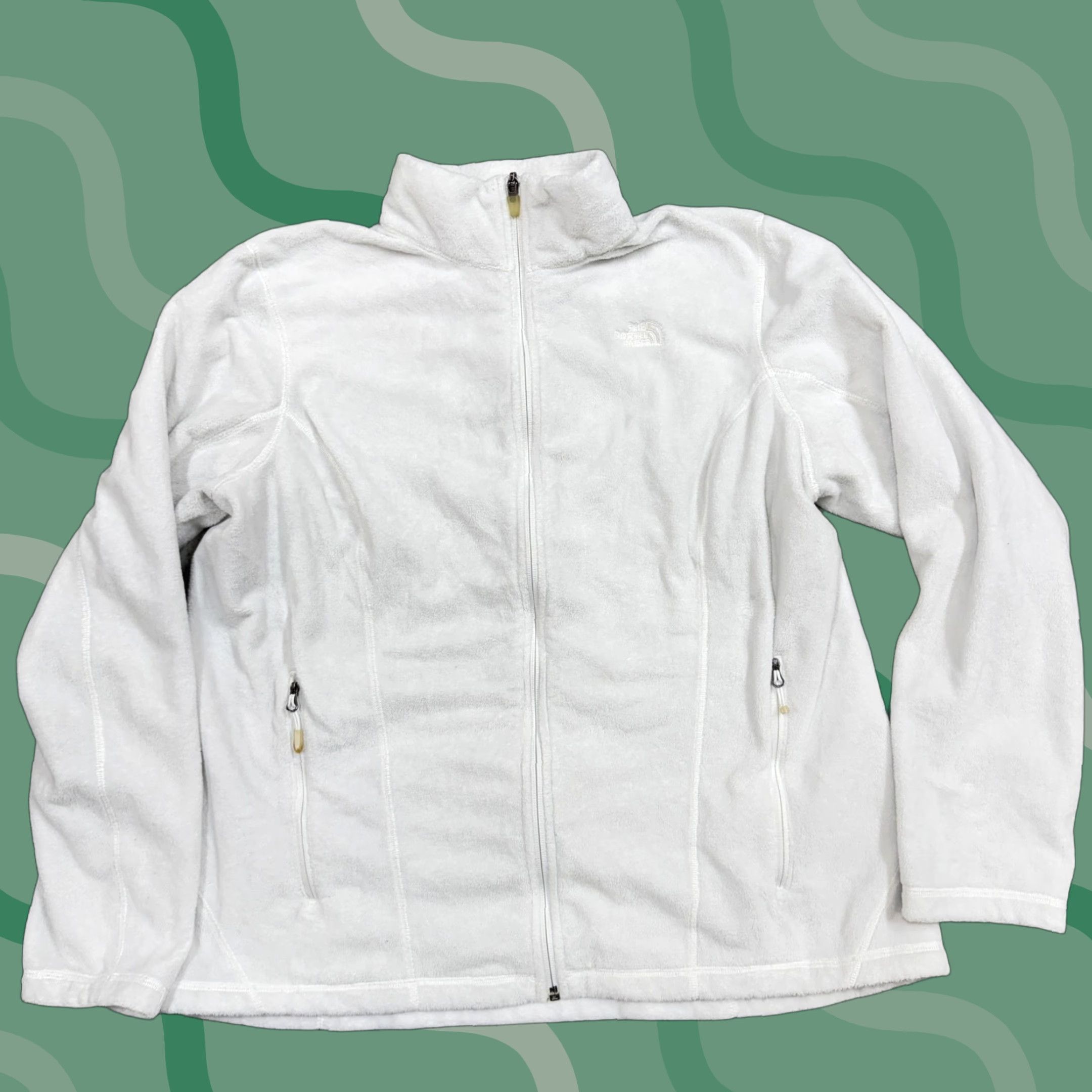 The North Face The North Face Jacket Womens XL White Fleece Full Zip Cozy Lightweight Outdoor Size XL / US 12-14 / IT 48-50 - 1 Thumbnail