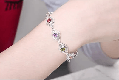 Jewelry Crystal Charm Bracelet Size ONE SIZE - 3 Thumbnail