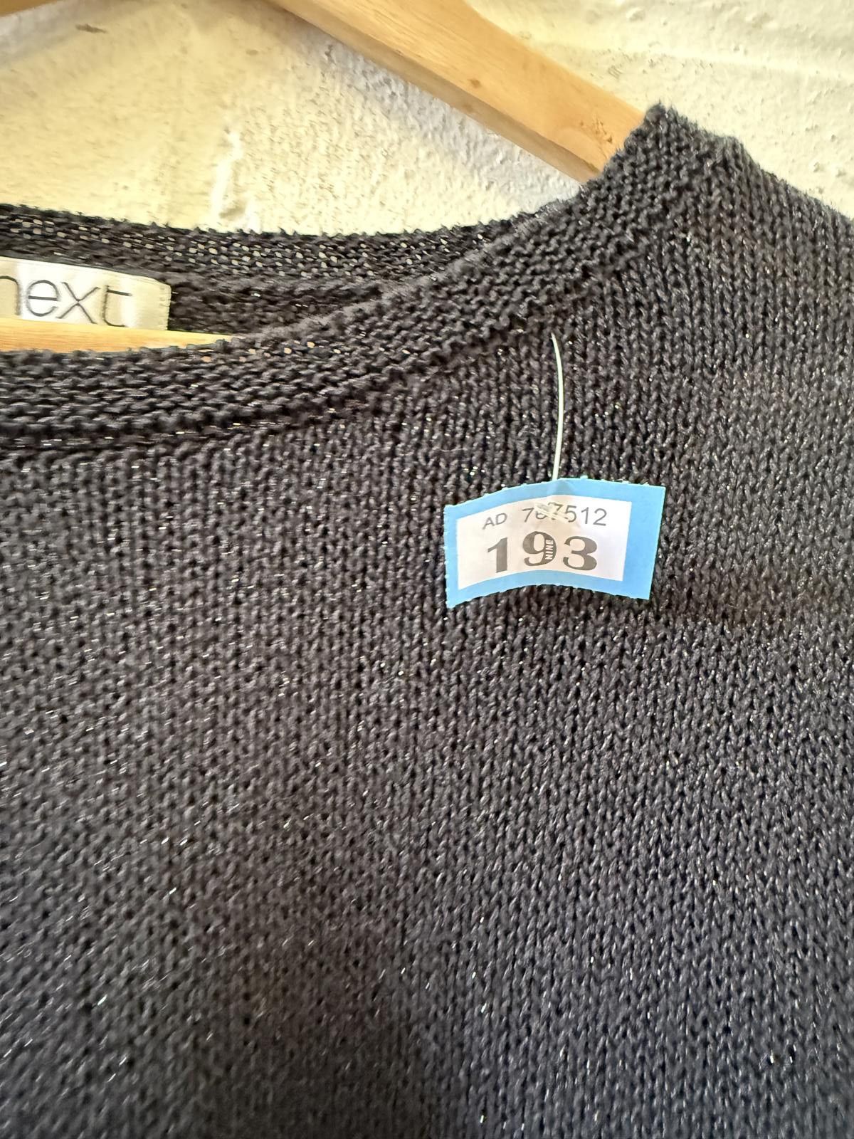 NEXT Next Black Knit Sweater Size 16 Size XL / US 12-14 / IT 48-50 - 2 Thumbnail