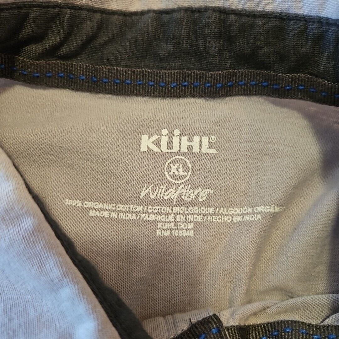 Kuhl Kuhl Wayfarer Polo Shirt Mens XL Gray Organic Cotton Wildfib Size US XL / EU 56 / 4 - 7 Thumbnail