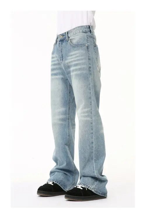 Jean American cleanfit washed light-colored straight jeans Size US 32 / EU 48 - 5 Thumbnail
