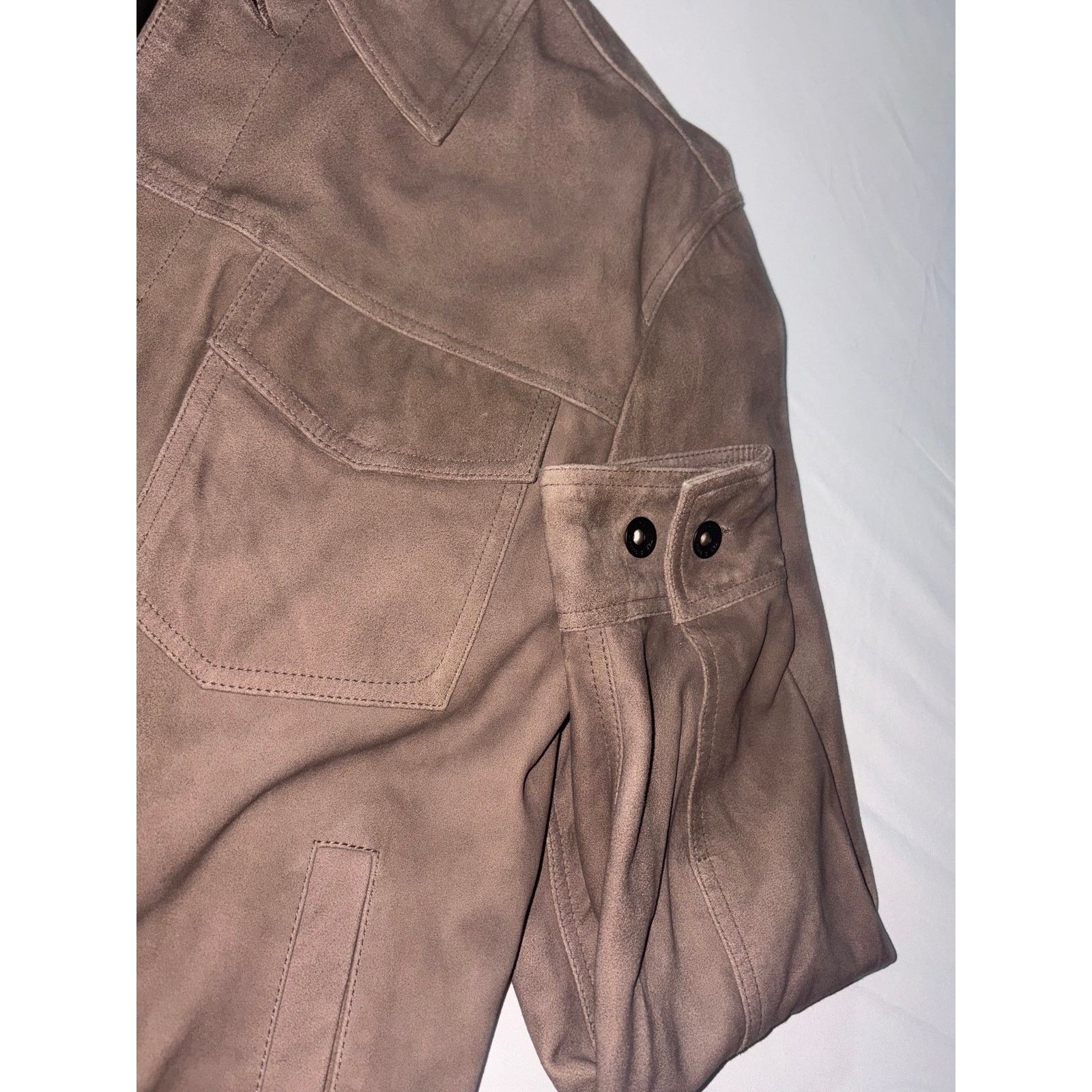 Rag & Bone Rag & Bone Owen Suede Trucker Jacket Sz L Perf. Con. Size US L / EU 52-54 / 3 - 4 Thumbnail