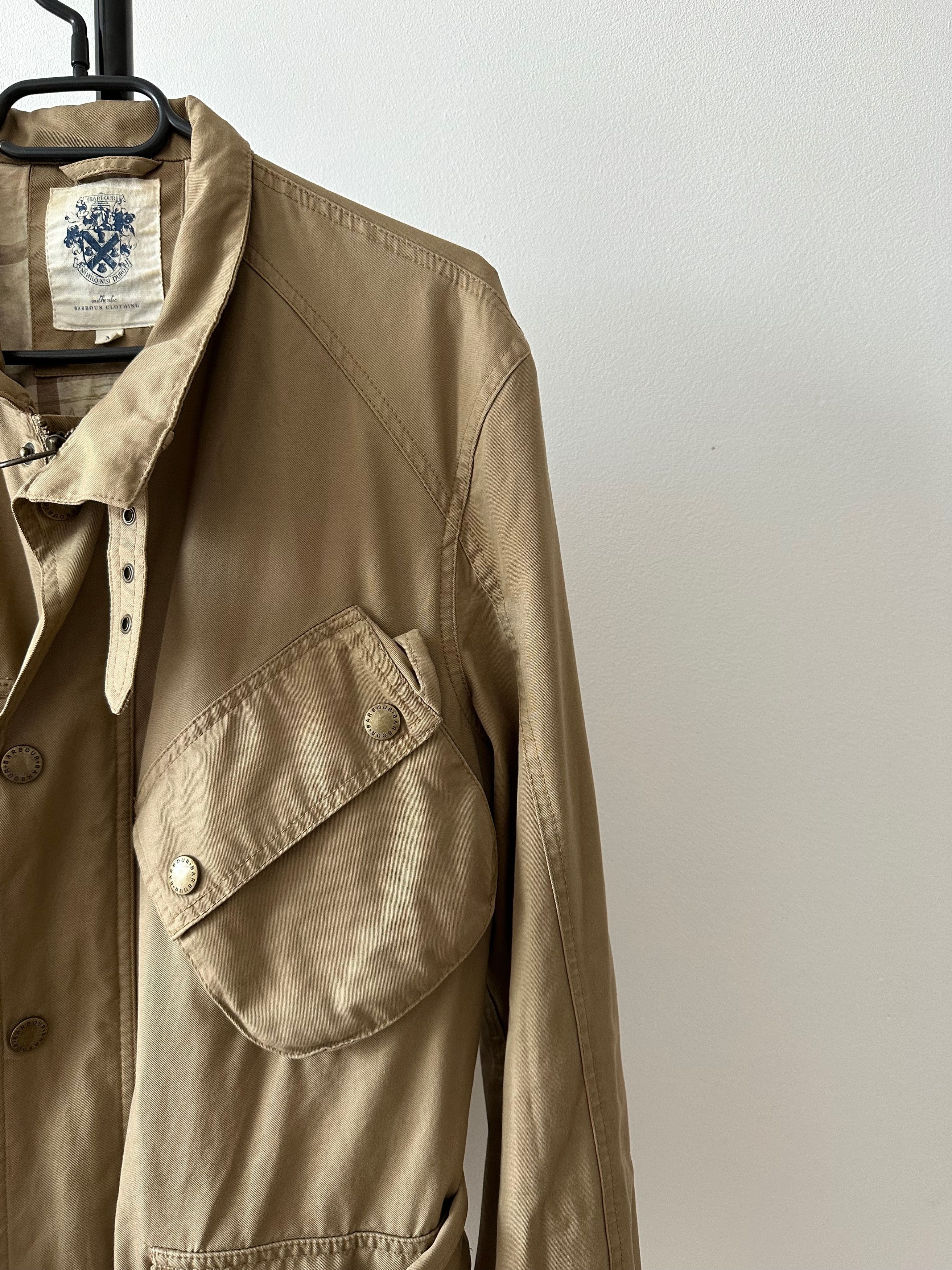 Barbour BARBOUR WASHED TWILL INTERNATIONAL T666 BELTED JACKET Size US M / EU 48-50 / 2 - 6 Thumbnail