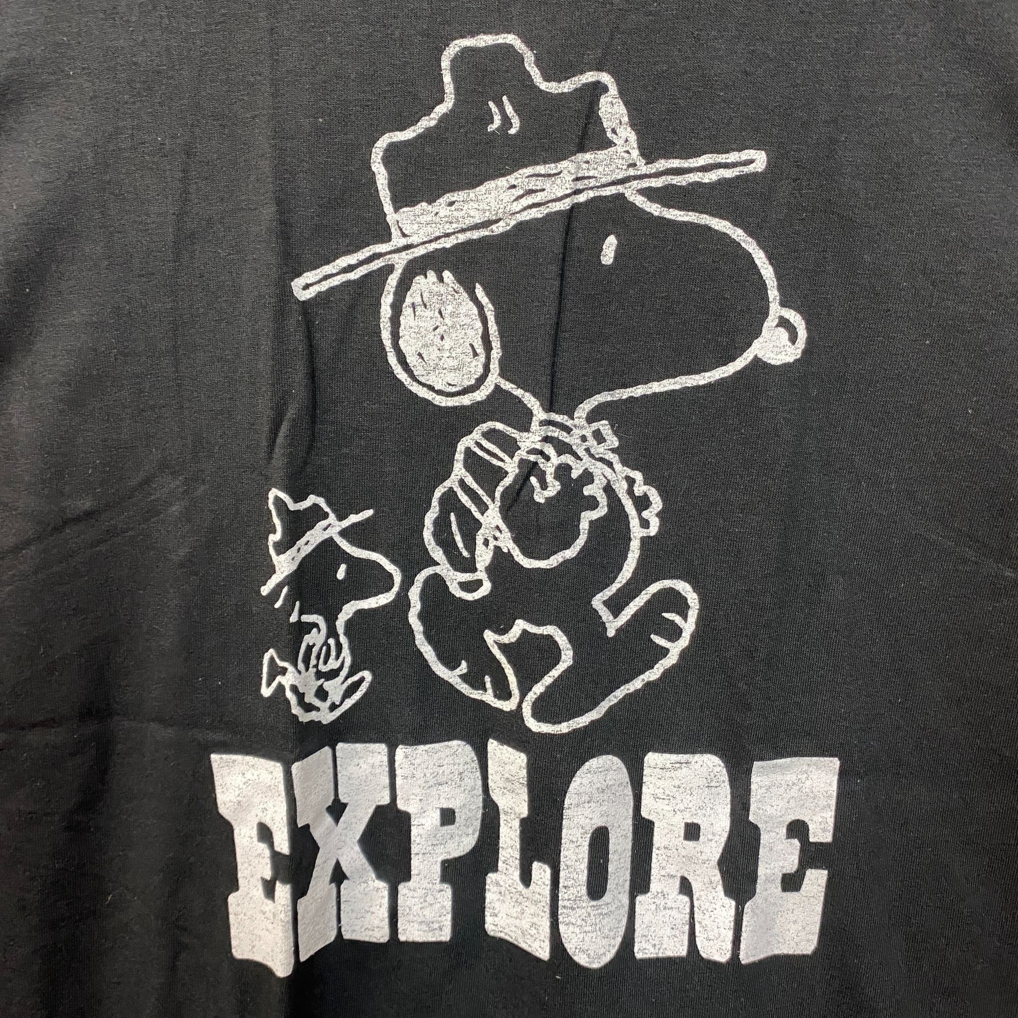 Peanuts Peanuts Snoopy & Woodstock Explore Charcoal T-Shirt XL Size US XL / EU 56 / 4 - 2 Thumbnail