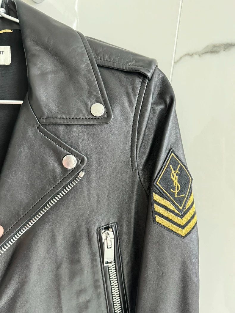 Yves Saint Laurent saint LaurentClassic leather biker jacket 2503-Nextarrow Size XS / US 0-2 / IT 36-38 - 3 Thumbnail