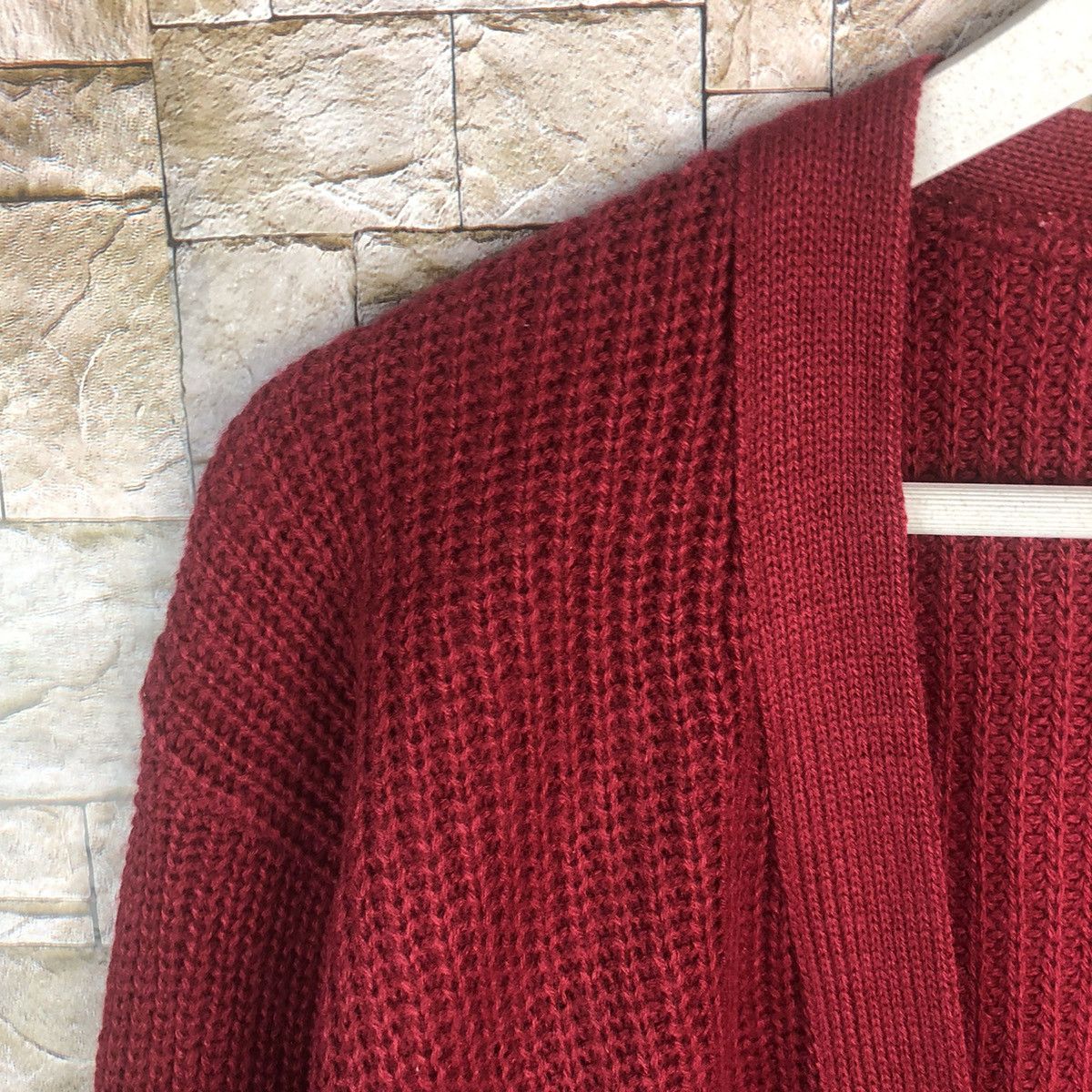 Homespun Knitwear × Japanese Brand Ladies Knit Costume vintage japan Red Cardigan #A20 Size US M / EU 48-50 / 2 - 8 Thumbnail
