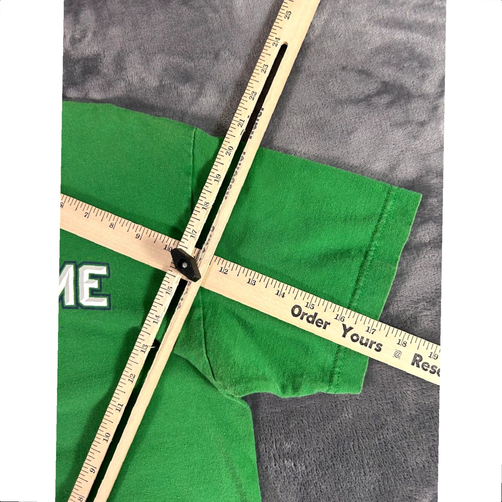 Logo 7 VINTAGE Notre Dame Fighting Irish Green Logo T Shirt Mens Size Medium Size US M / EU 48-50 / 2 - 7 Thumbnail