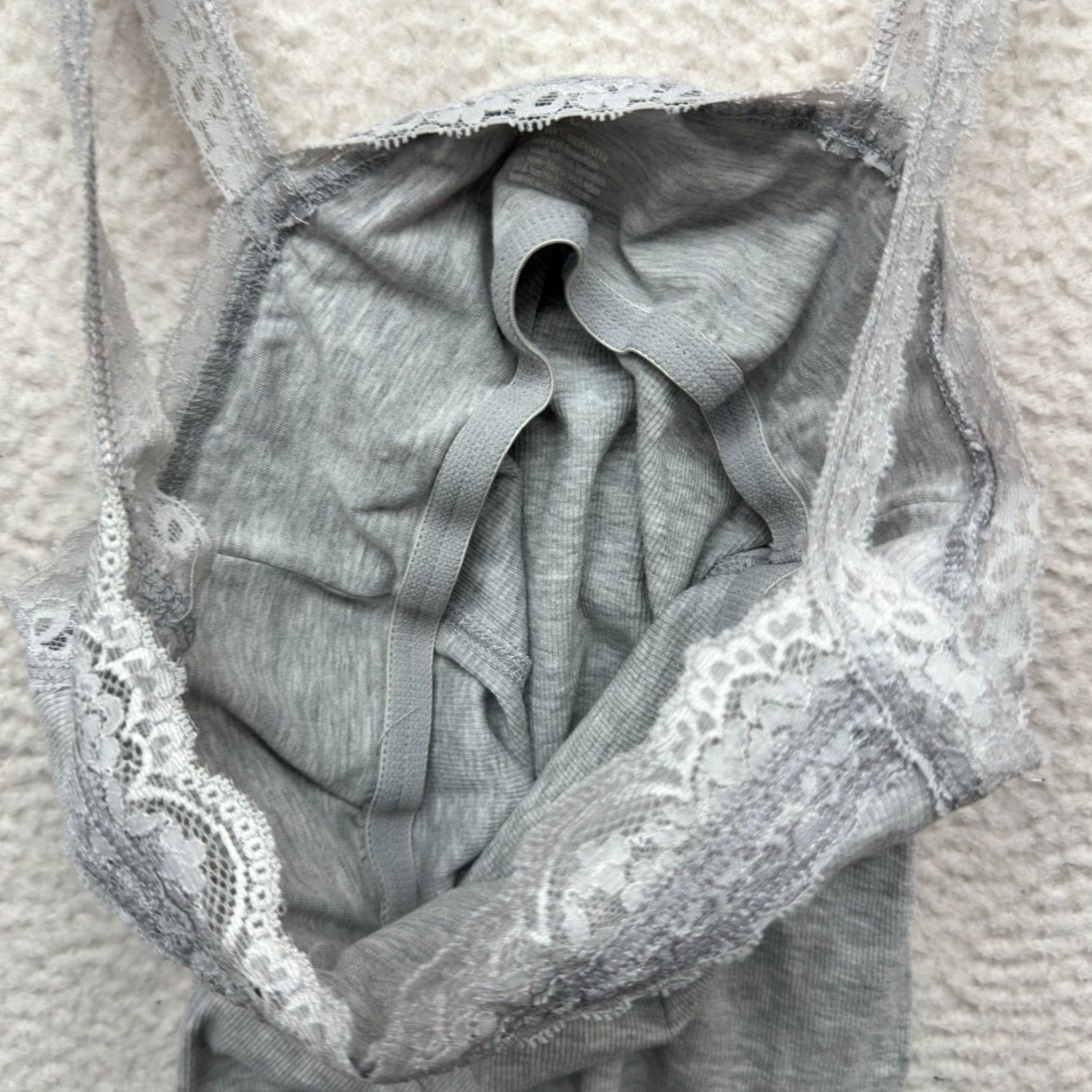 Energie VINTAGE Energie Camisole Tank Top Grey S XS Womens Girls Boho Grunge Bella Swan Shirt Size S / US 4 / IT 40 - 4 Thumbnail