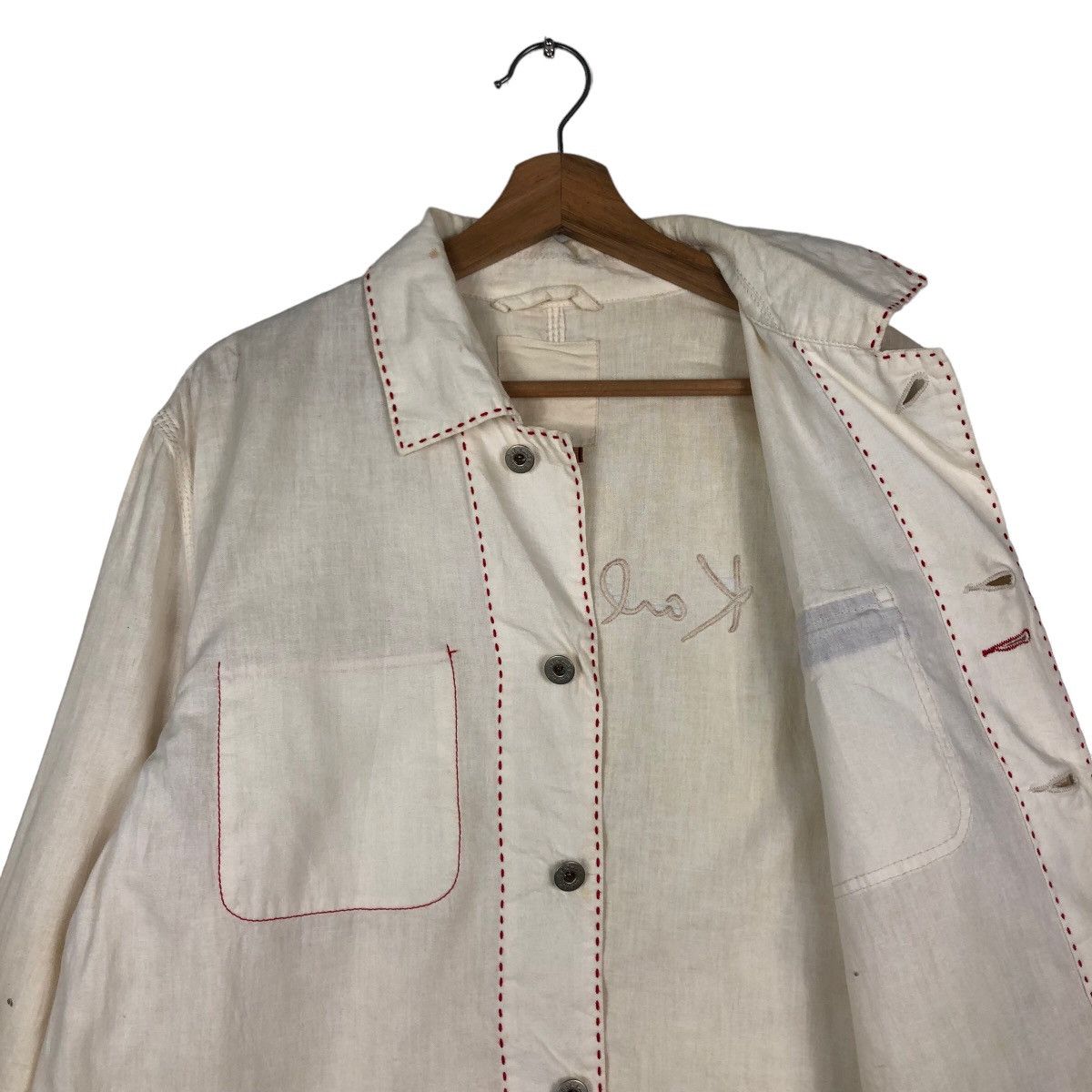 Japanese Brand 🔥Vintage Karl Helmut Japan Double Pocket Chore Jacket Size US L / EU 52-54 / 3 - 12 Thumbnail